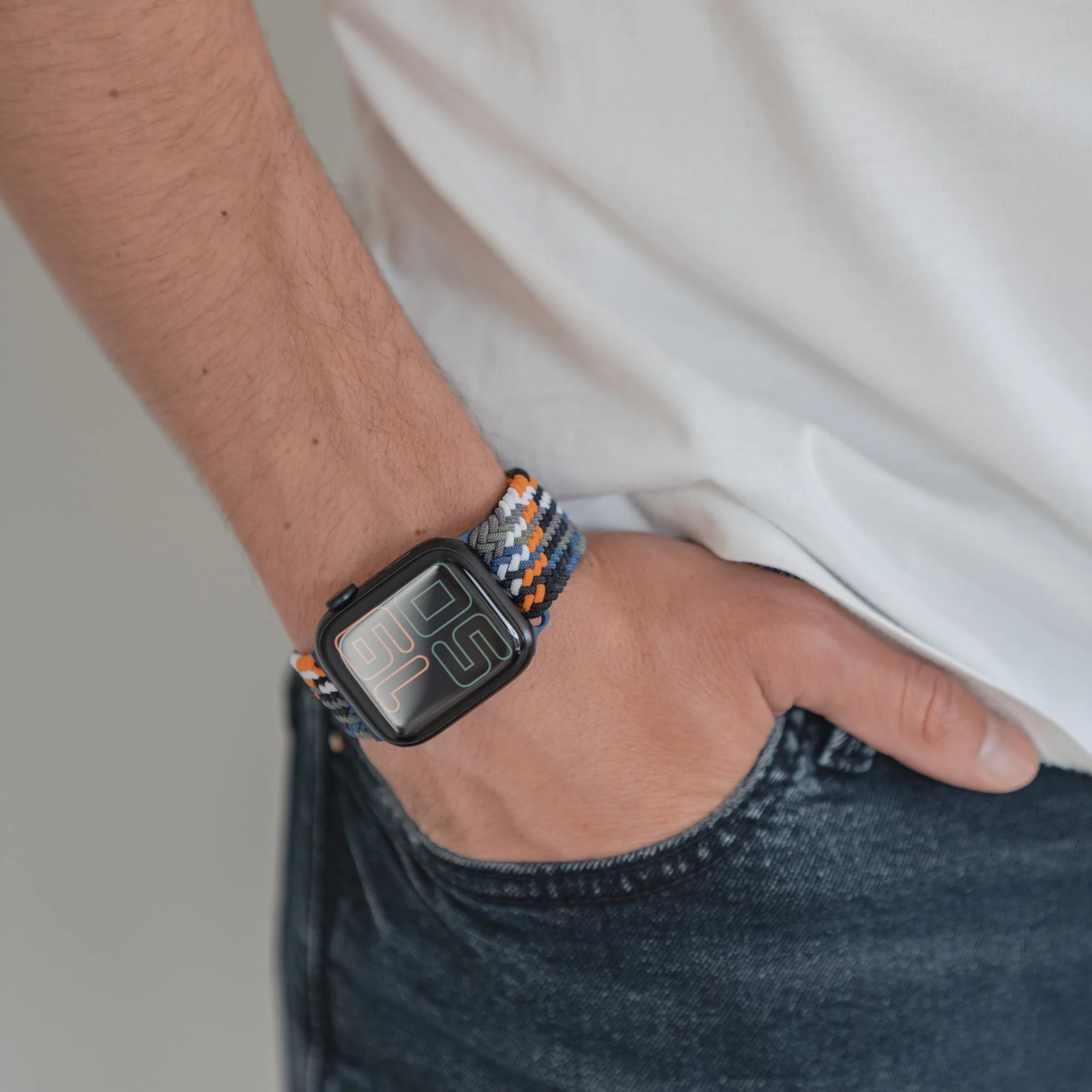 arktisband Apple Watch geflochtenes Flex Loop Multicolor Armband - Image 10