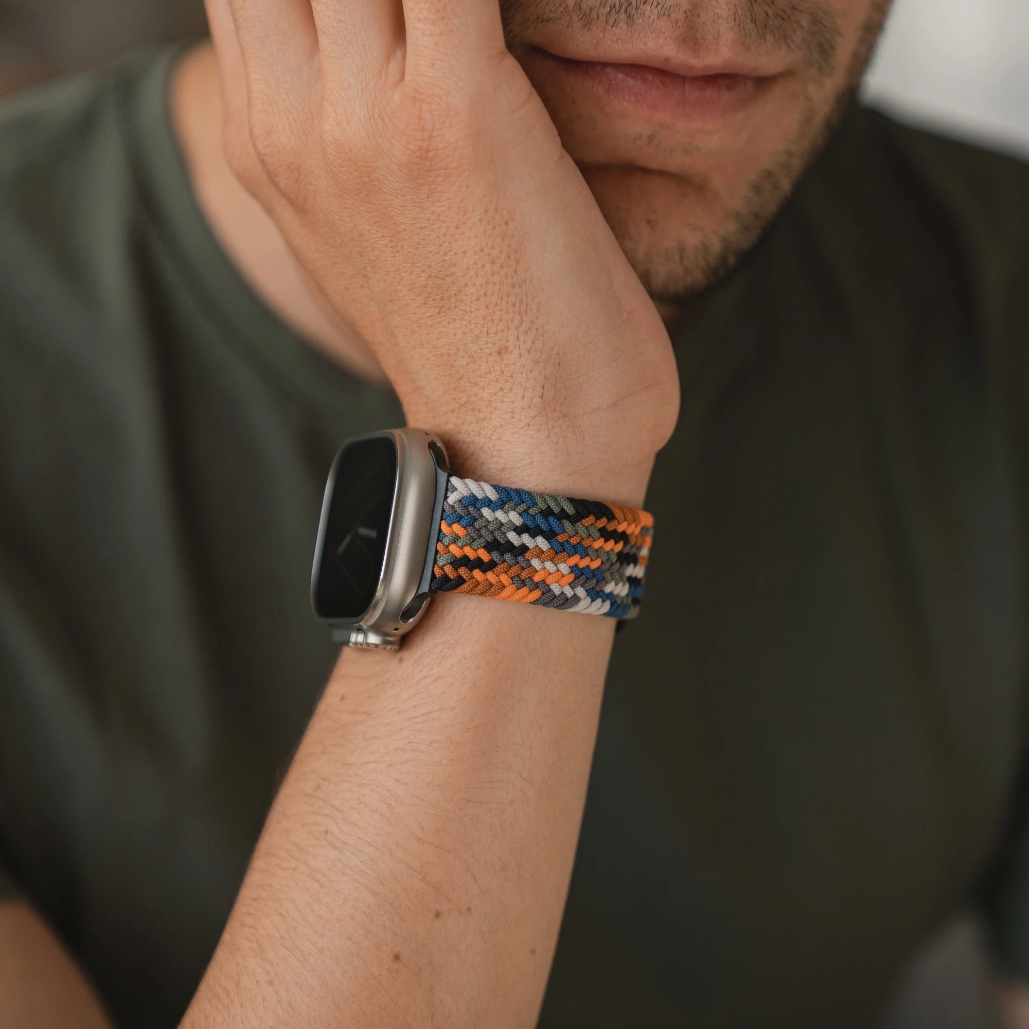arktisband Apple Watch geflochtenes Flex Loop Multicolor Armband - Image 45