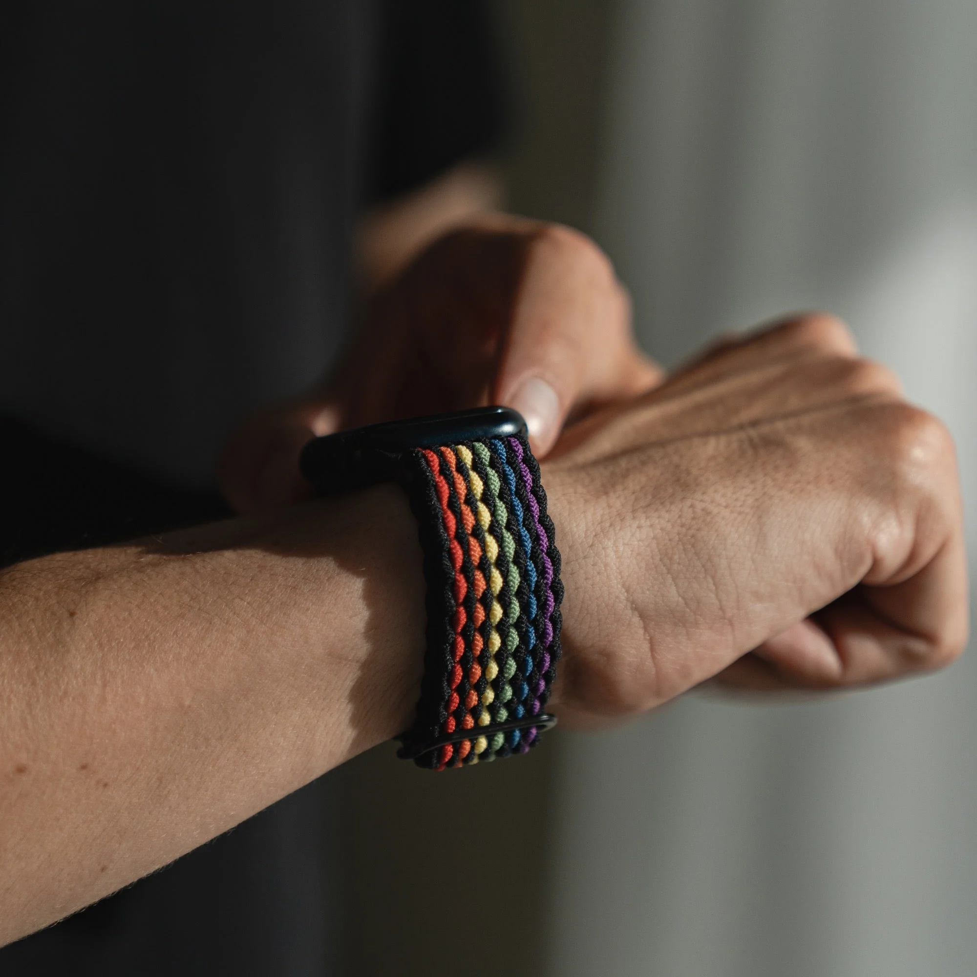 arktisband Apple Watch geflochtenes Flex Loop Pride Armband - Image 5