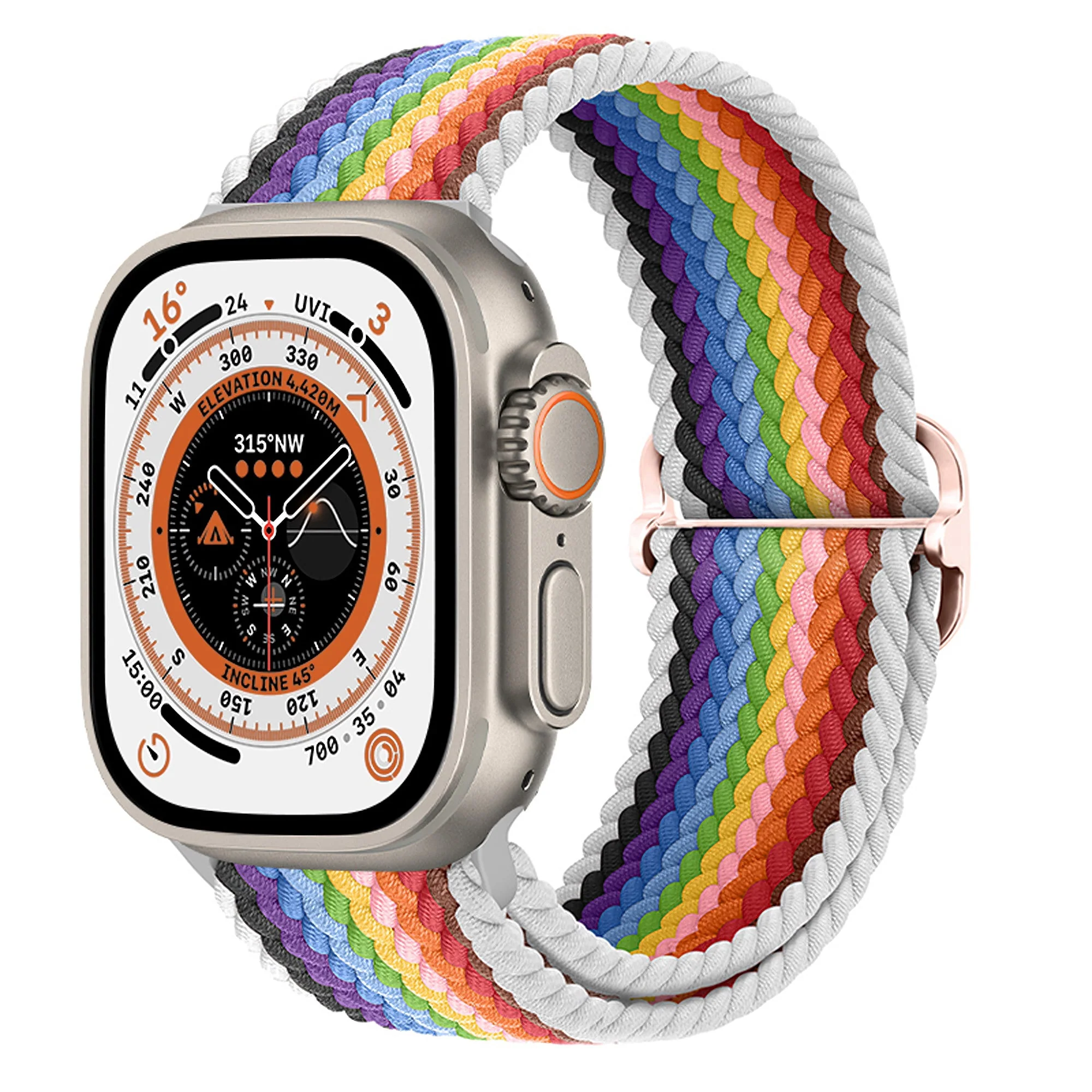 arktisband Apple Watch geflochtenes Flex Loop Pride Armband - Image 6