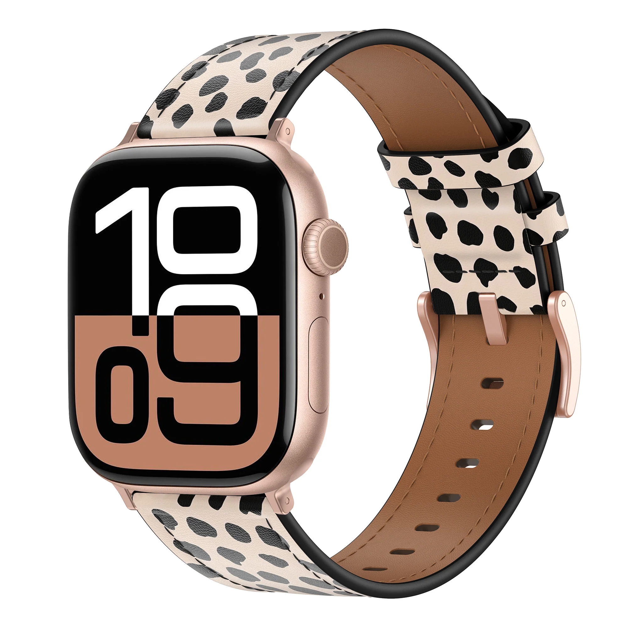 arktisband Apple Watch Lederarmband „Studio“ - Cheetah - Image 3