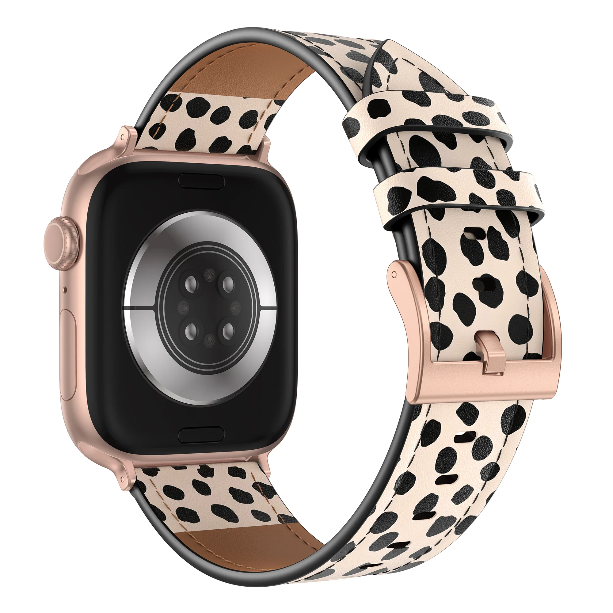 arktisband Apple Watch Lederarmband „Studio“ - Cheetah - Image 4