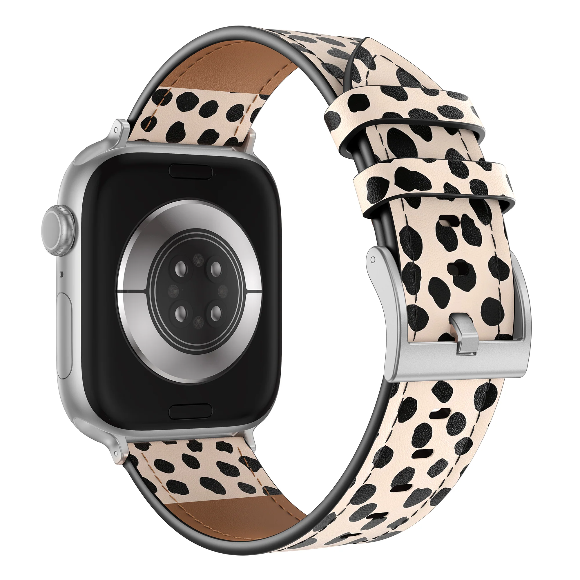 arktisband Apple Watch Lederarmband „Studio“ - Cheetah - Image 6