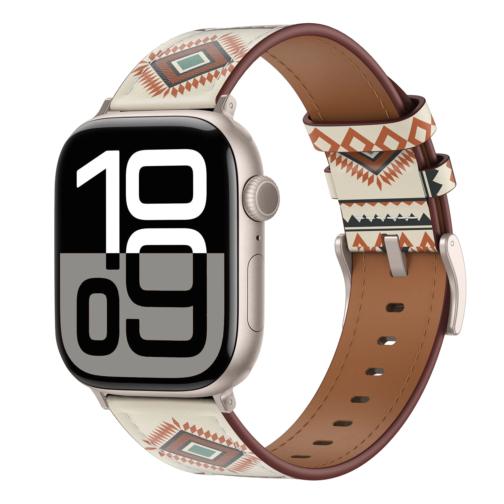 arktisband Apple Watch Lederarmband „Studio“ - Hippie