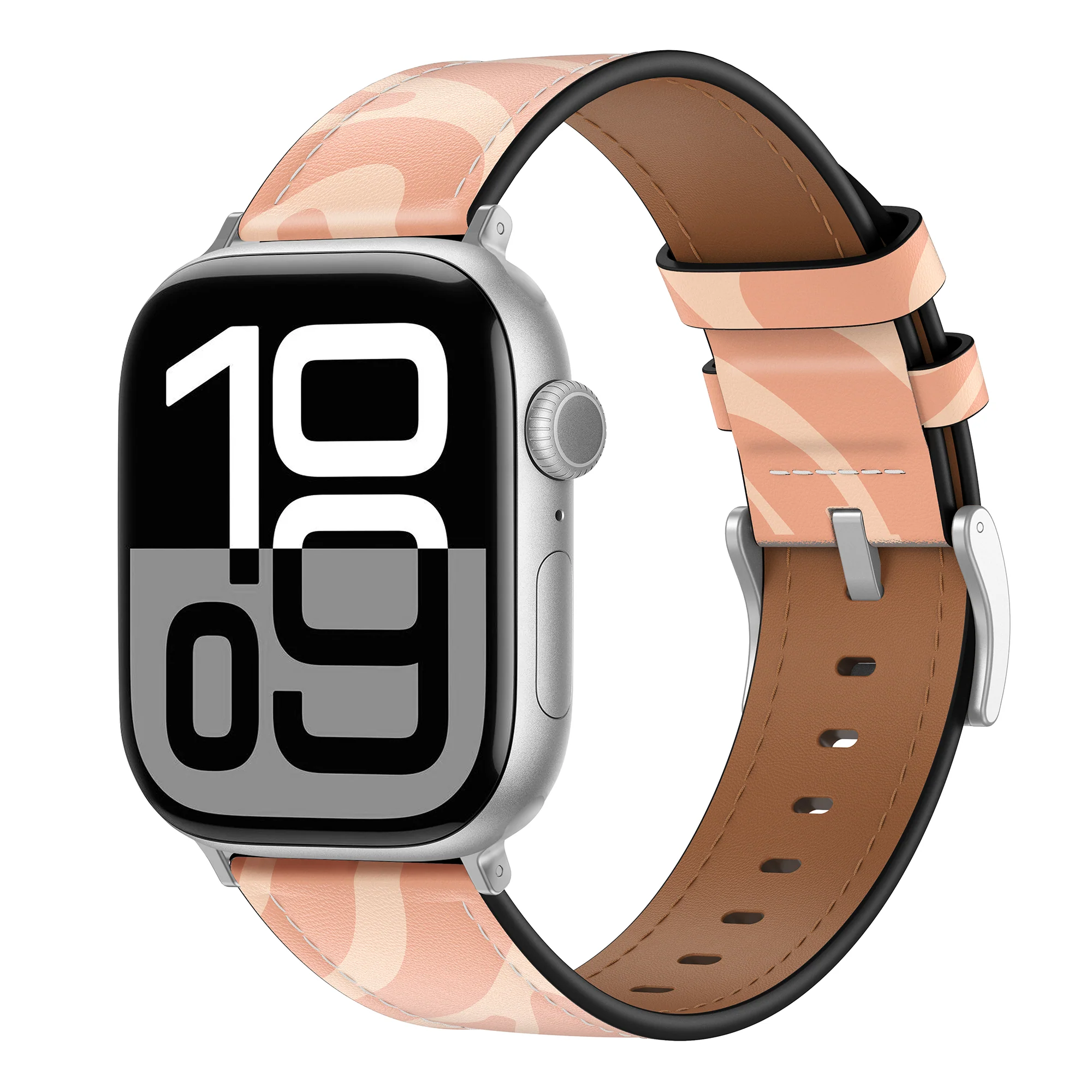 arktisband Apple Watch Lederarmband „Studio“ - Organic Waves - Image 5