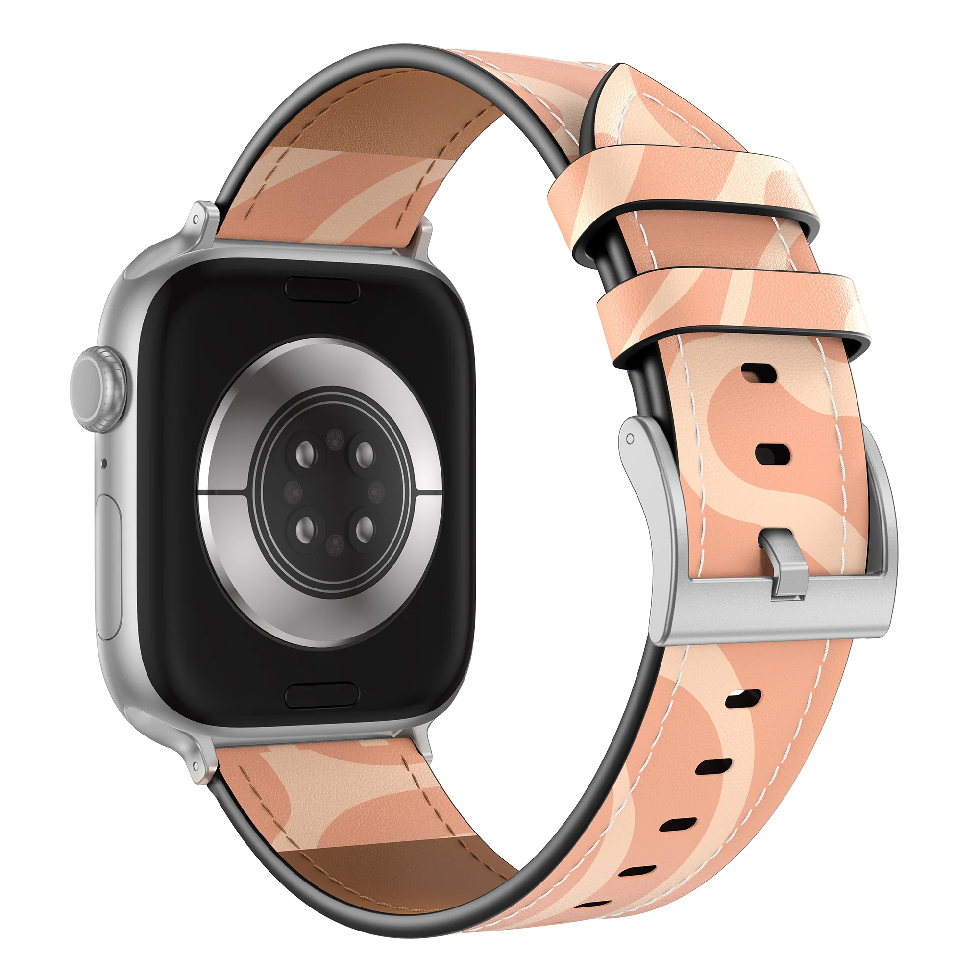 arktisband Apple Watch Lederarmband „Studio“ - Organic Waves - Image 6