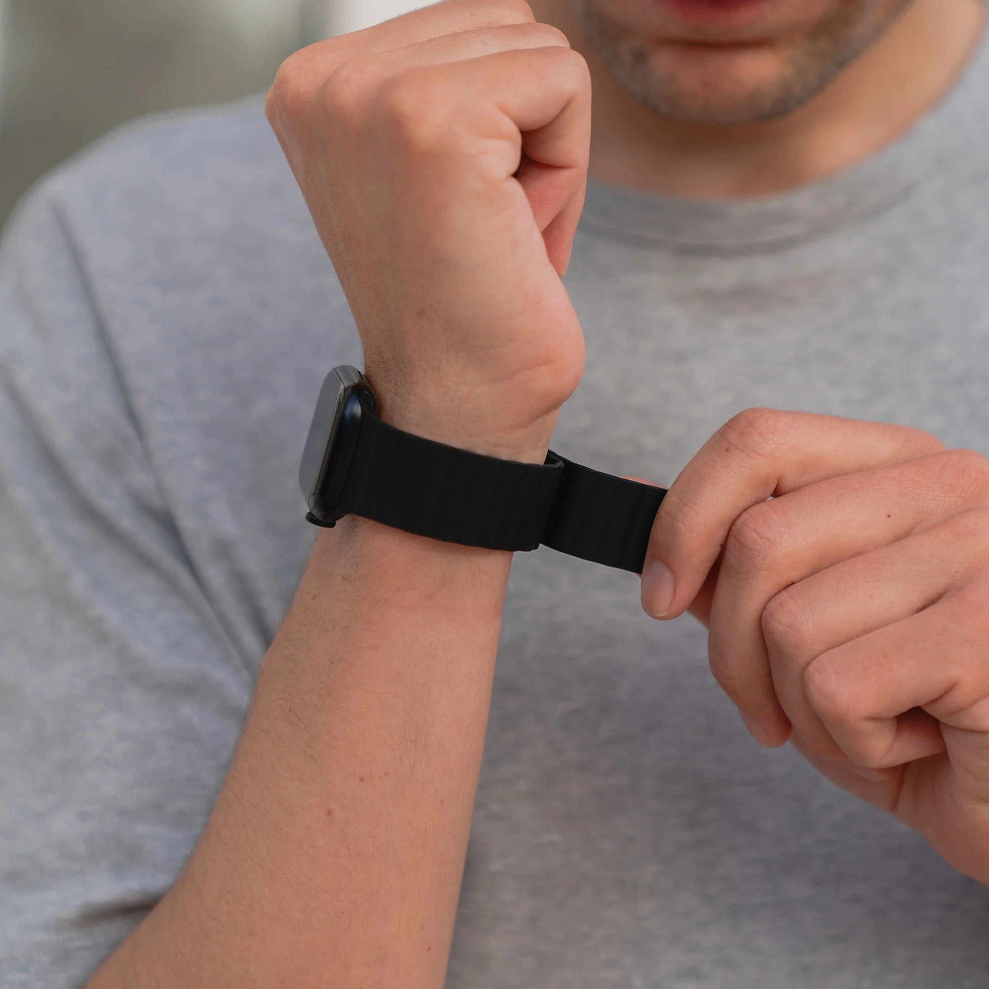 arktisband Apple Watch magnetisches Silikonarmband "Ligo" - Image 15