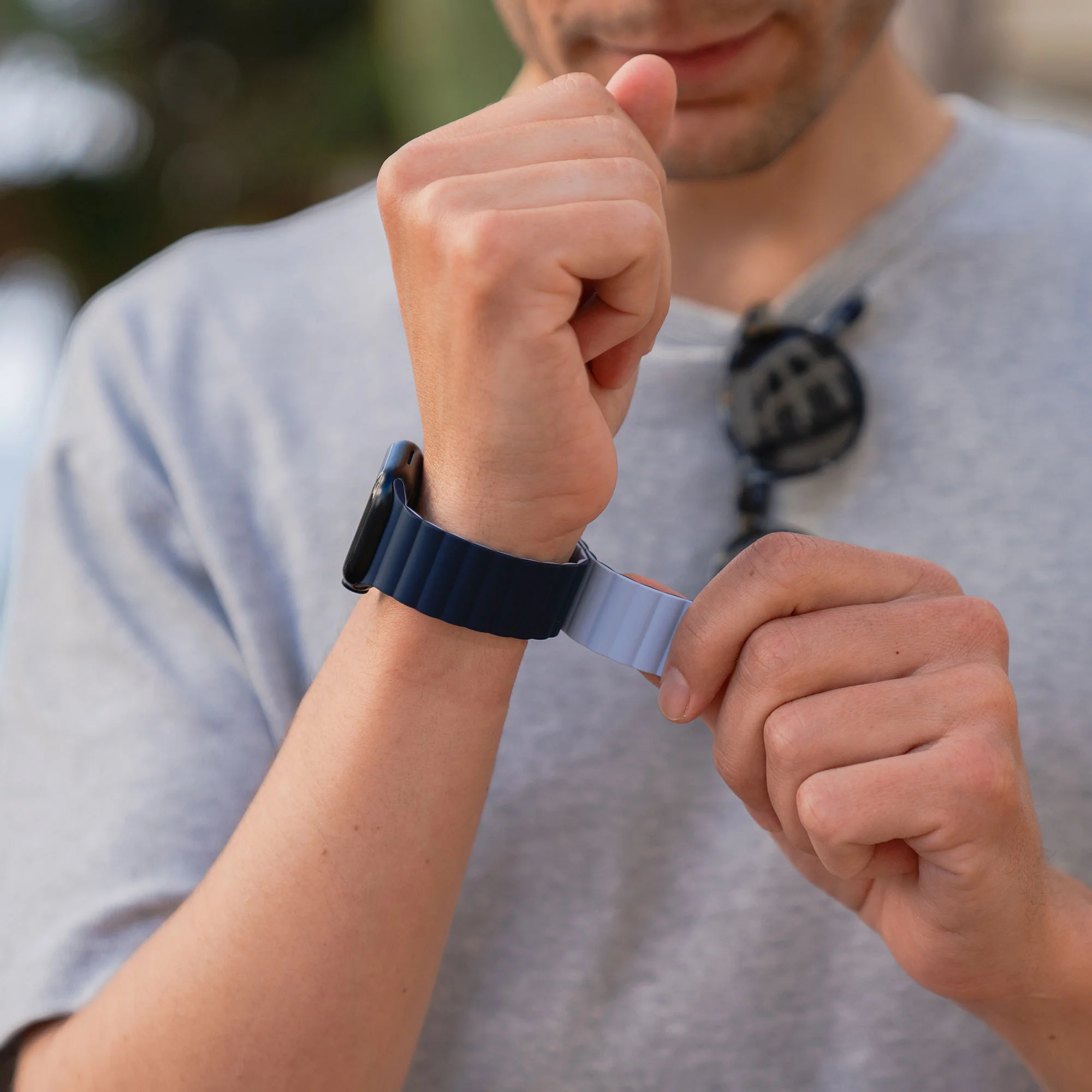 arktisband Apple Watch magnetisches Silikonarmband "Ligo" - Image 29