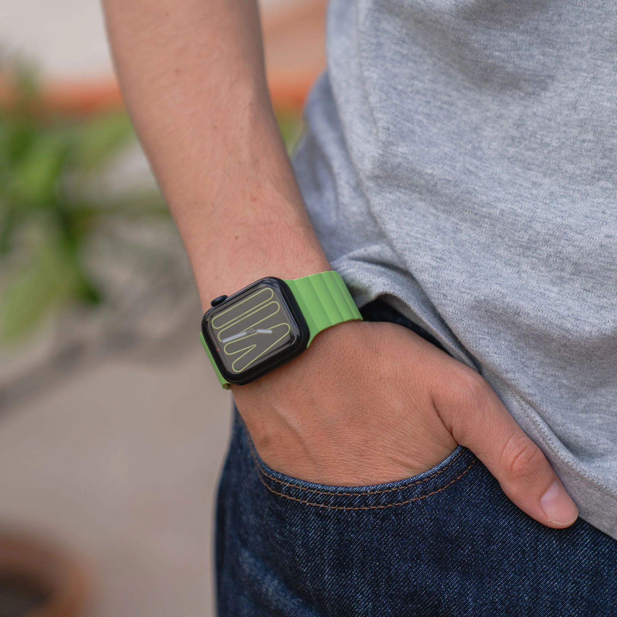 arktisband Apple Watch magnetisches Silikonarmband "Ligo" - Image 33