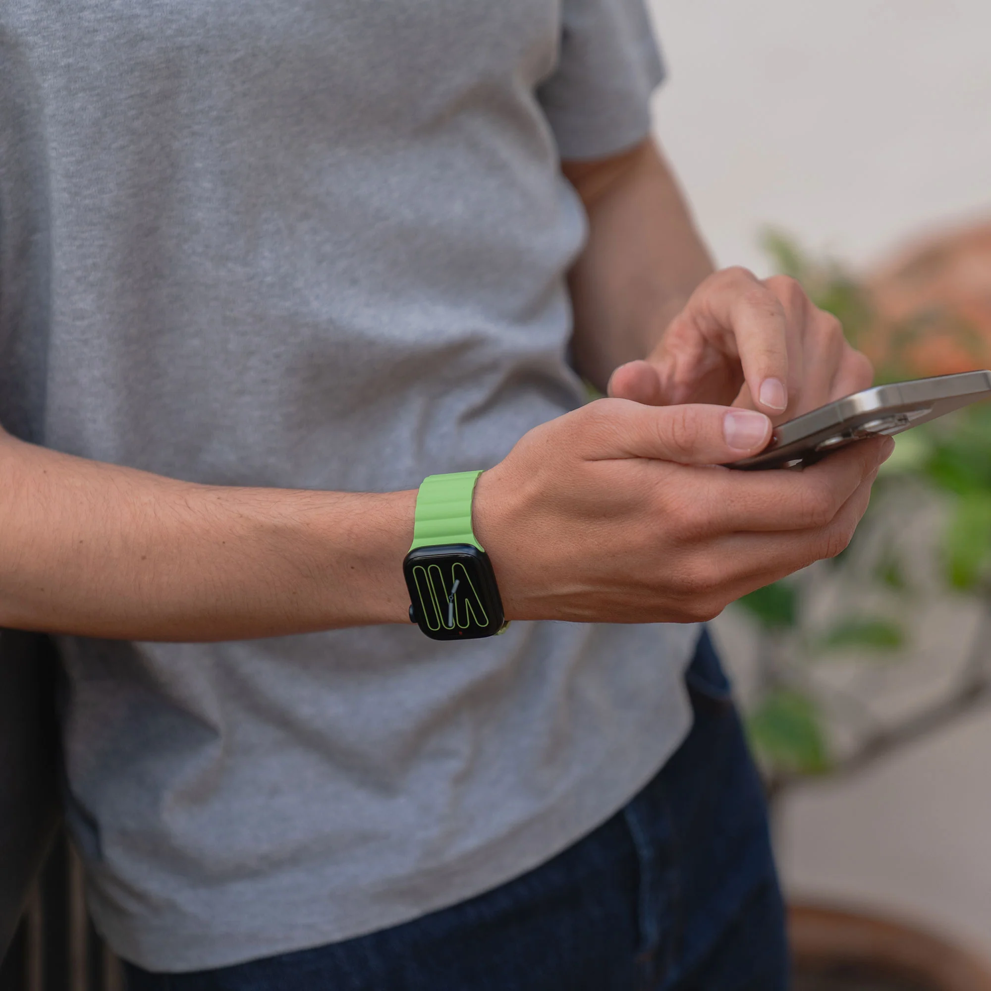 arktisband Apple Watch magnetisches Silikonarmband "Ligo" - Image 34