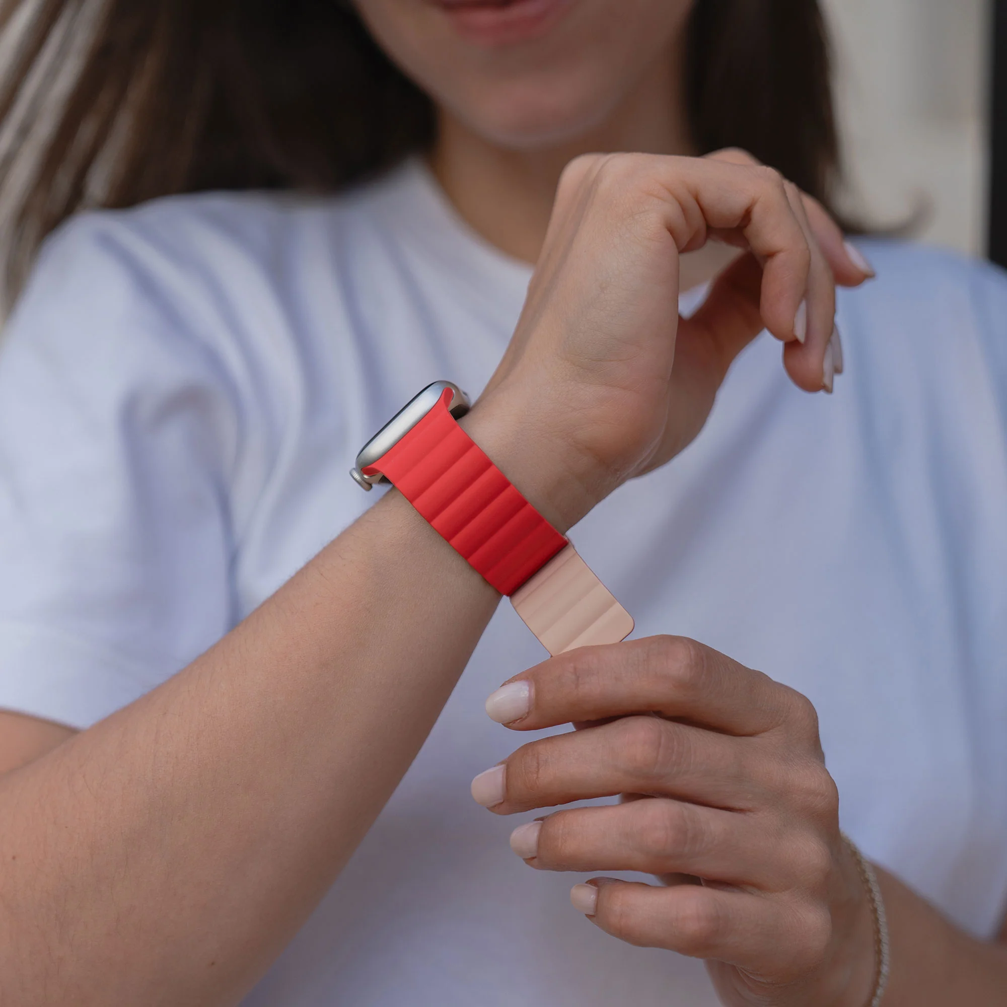 arktisband Apple Watch magnetisches Silikonarmband "Ligo" - Image 39