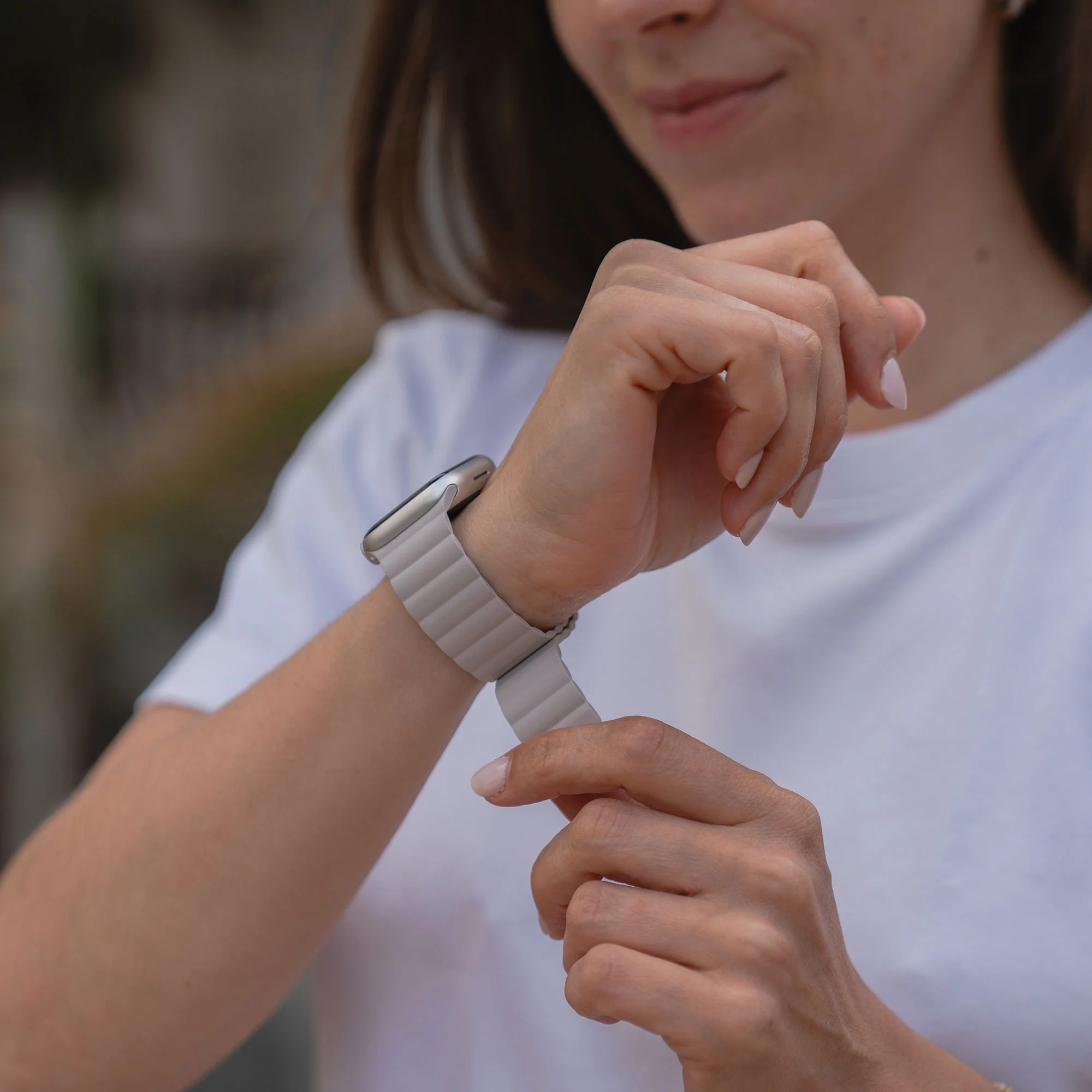 arktisband Apple Watch magnetisches Silikonarmband "Ligo" - Image 9