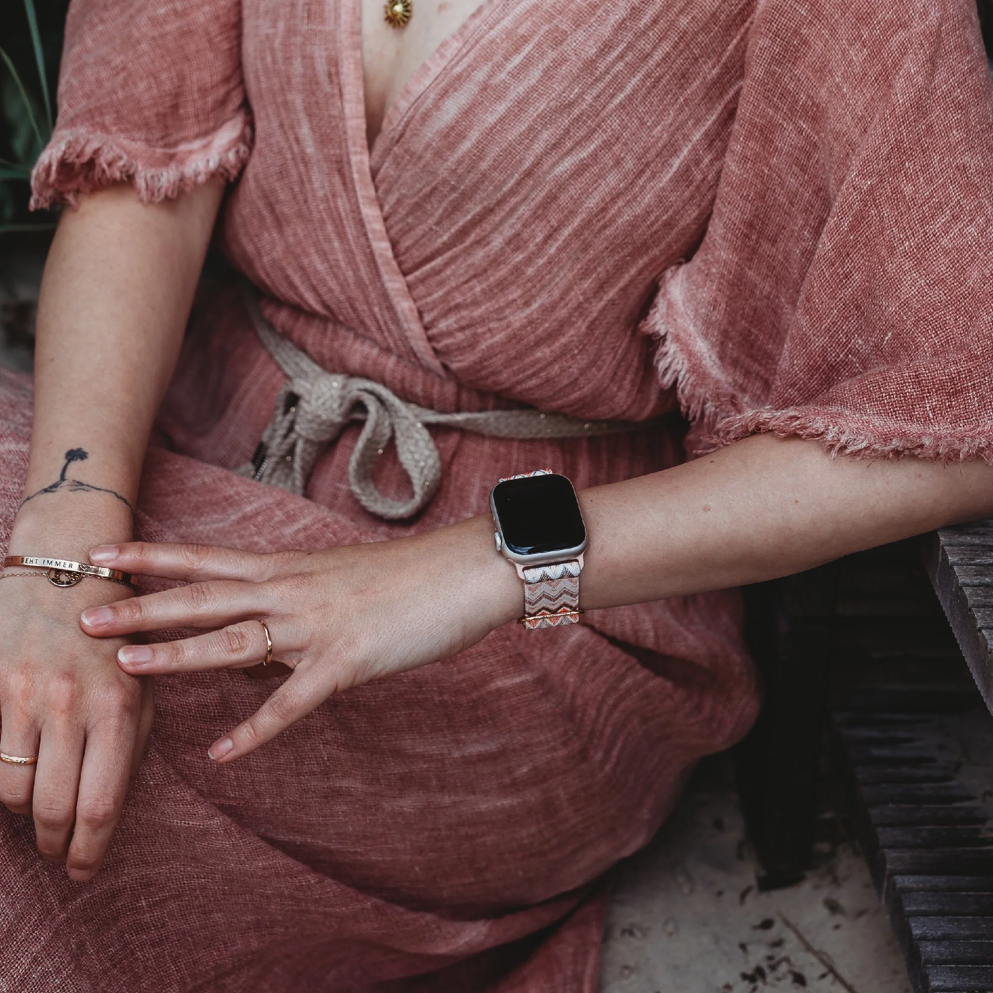 arktisband Apple Watch Nylon Loop "Hippie Vibes" - Image 5