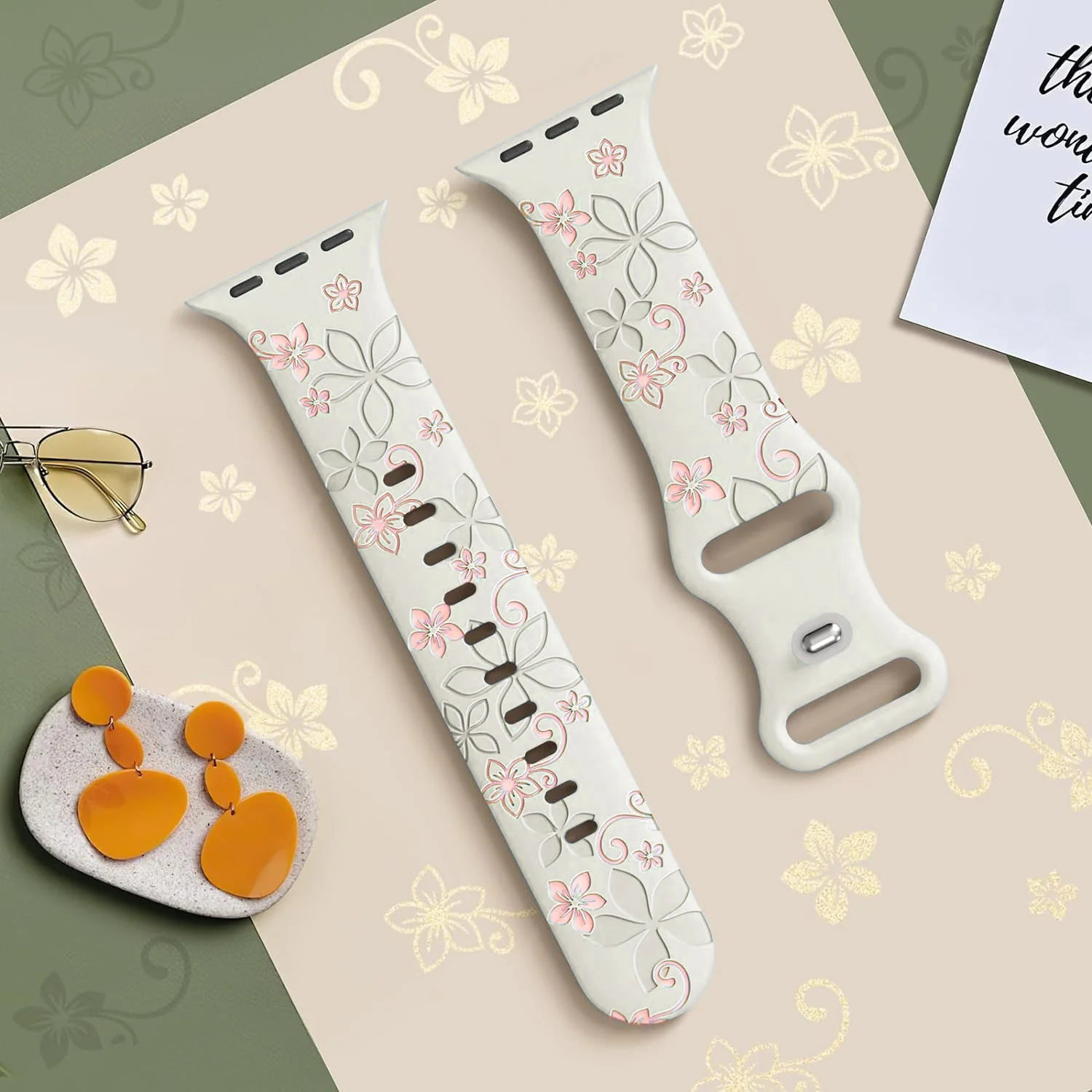 arktisband Apple Watch Silikonarmband "Bloom" - Image 13
