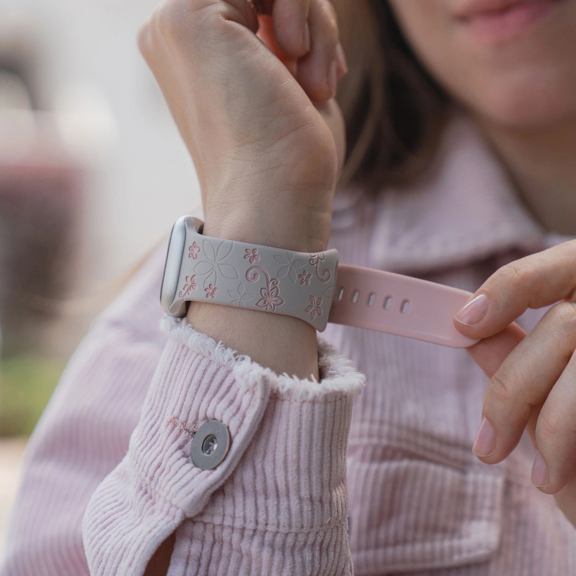 arktisband Apple Watch Silikonarmband "Bloom" - Image 15