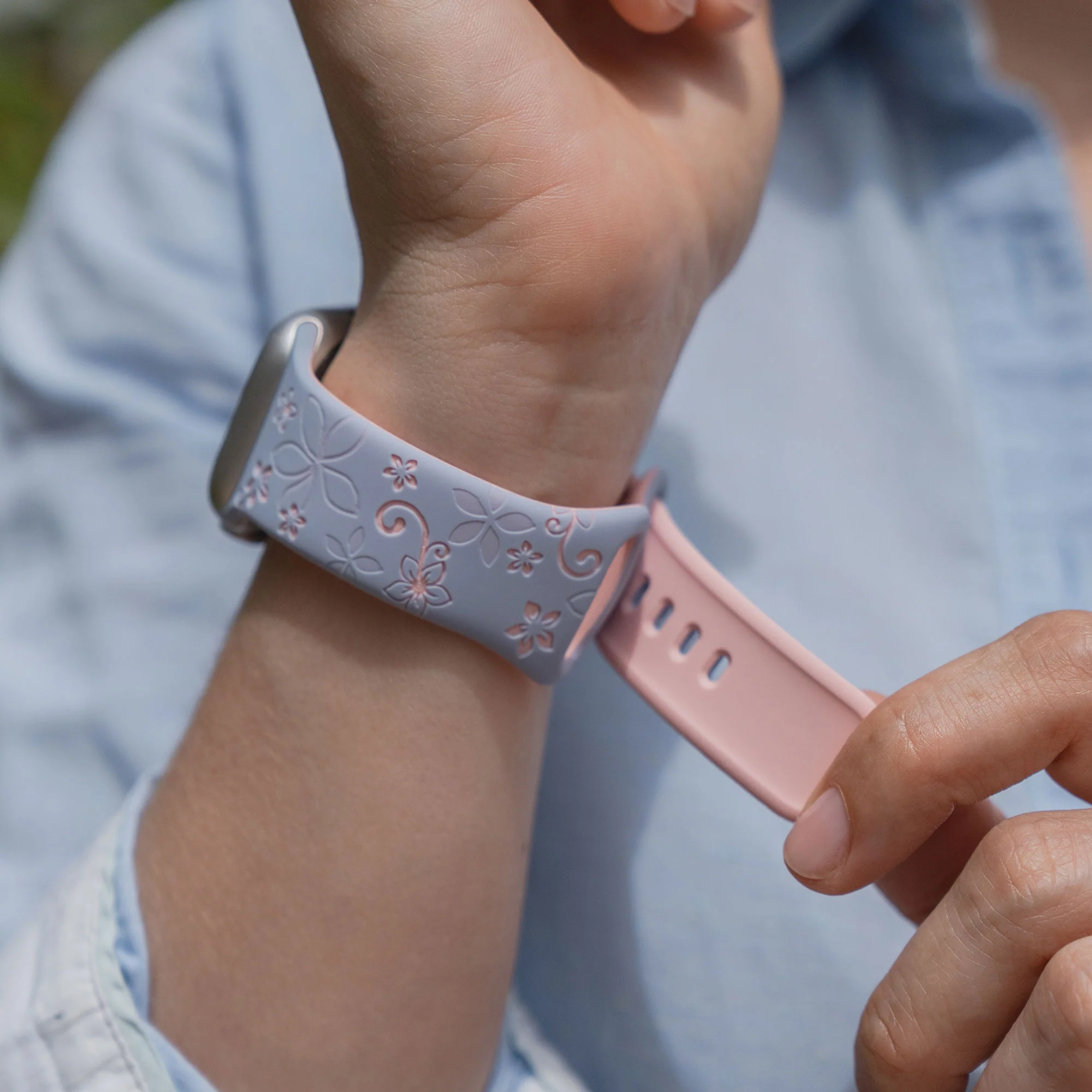 arktisband Apple Watch Silikonarmband "Bloom" - Image 20