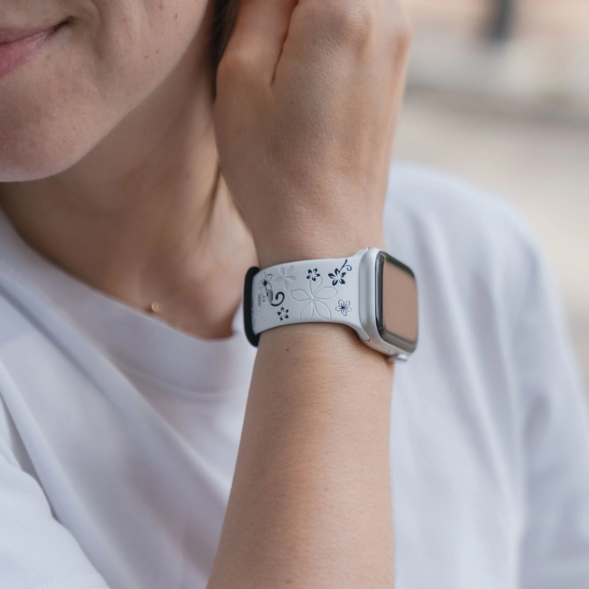 arktisband Apple Watch Silikonarmband "Bloom" - Image 28