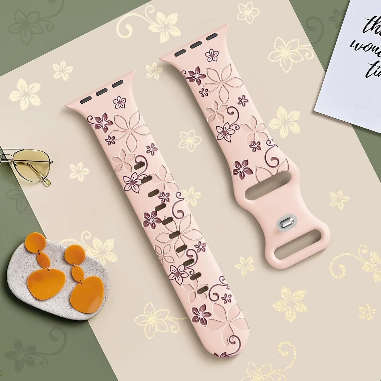 arktisband Apple Watch Silikonarmband "Bloom" - Image 3
