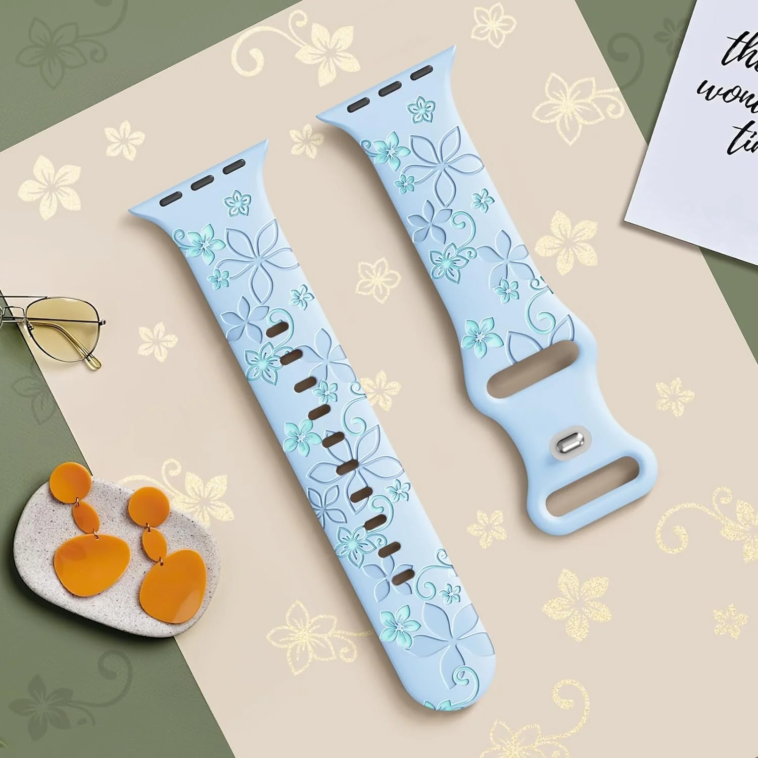 arktisband Apple Watch Silikonarmband "Bloom" - Image 32