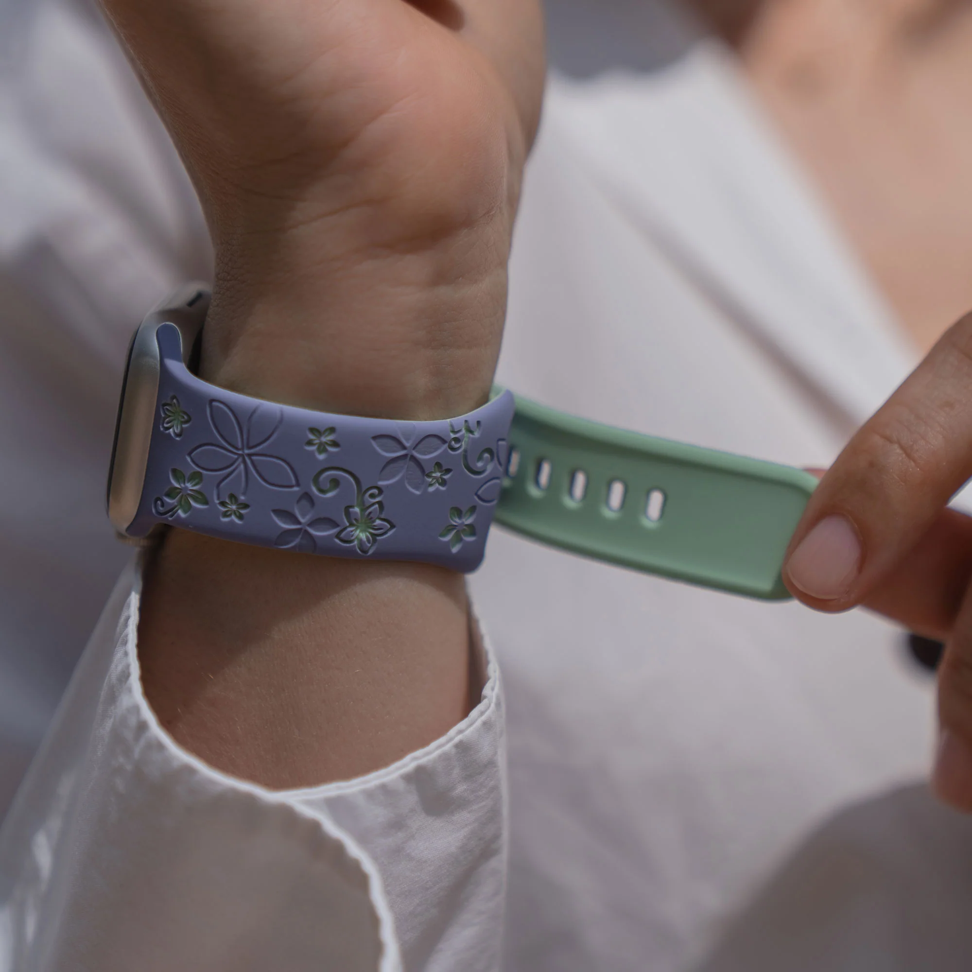 arktisband Apple Watch Silikonarmband "Bloom" - Image 44