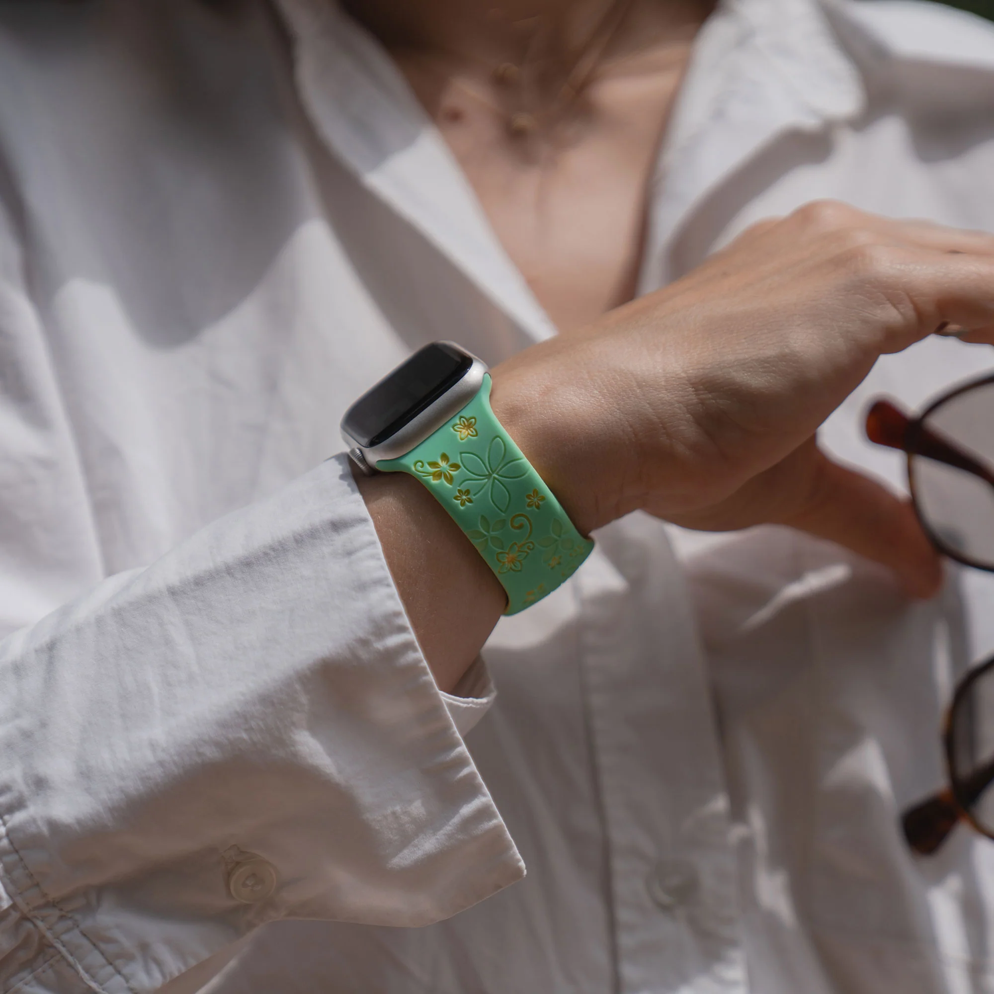 arktisband Apple Watch Silikonarmband "Bloom" - Image 48