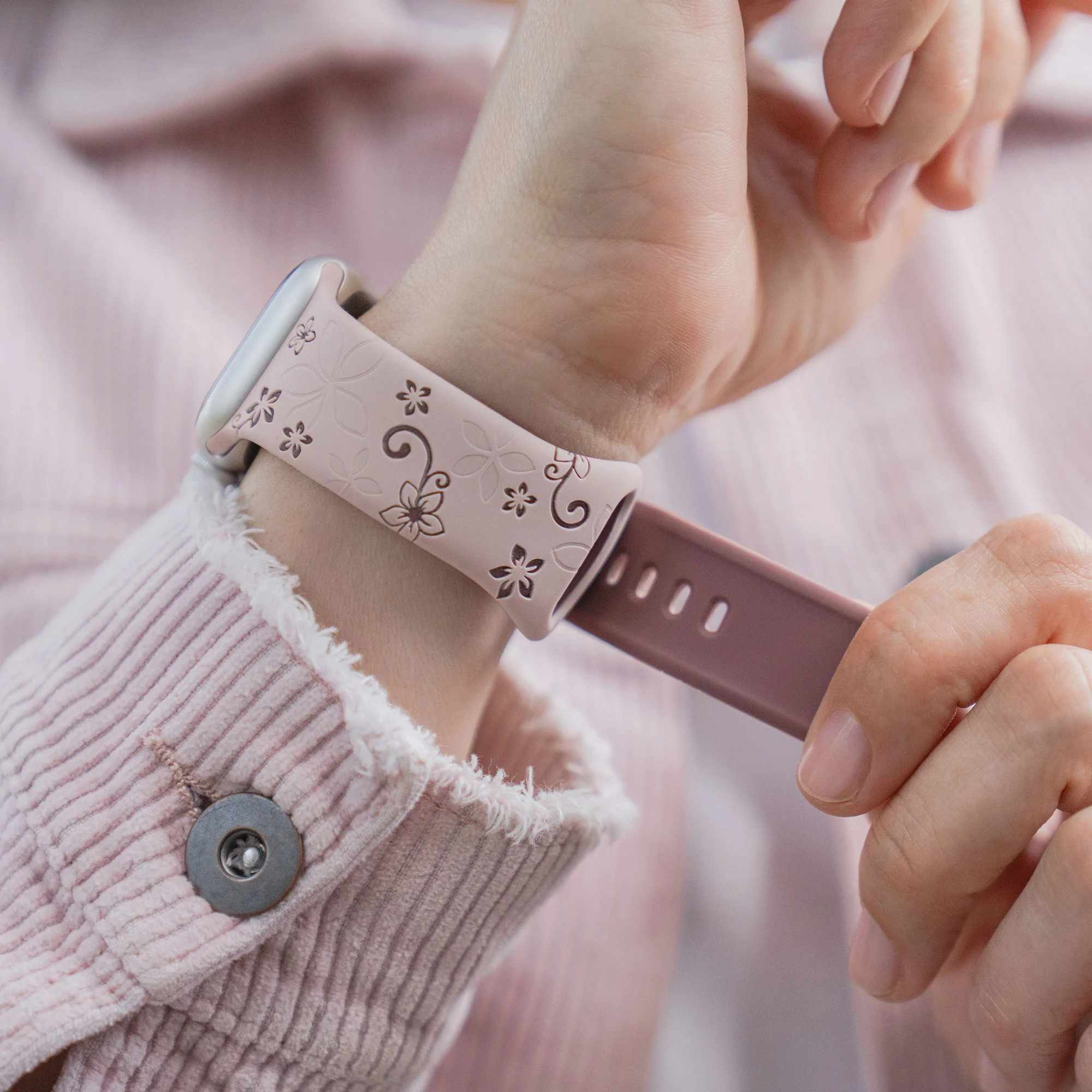 arktisband Apple Watch Silikonarmband "Bloom" - Image 5