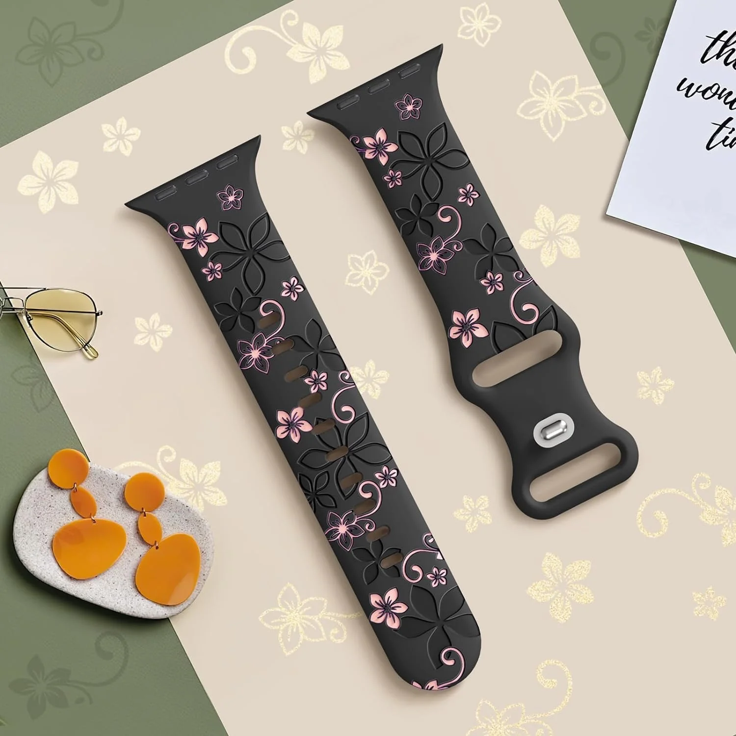 arktisband Apple Watch Silikonarmband "Bloom" - Image 8