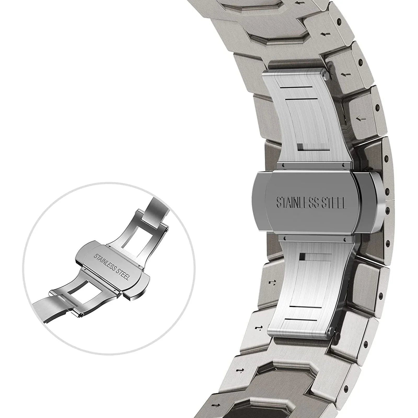 arktisband Apple Watch Ultra Edelstahl Armband "Pathfinder" - Image 6