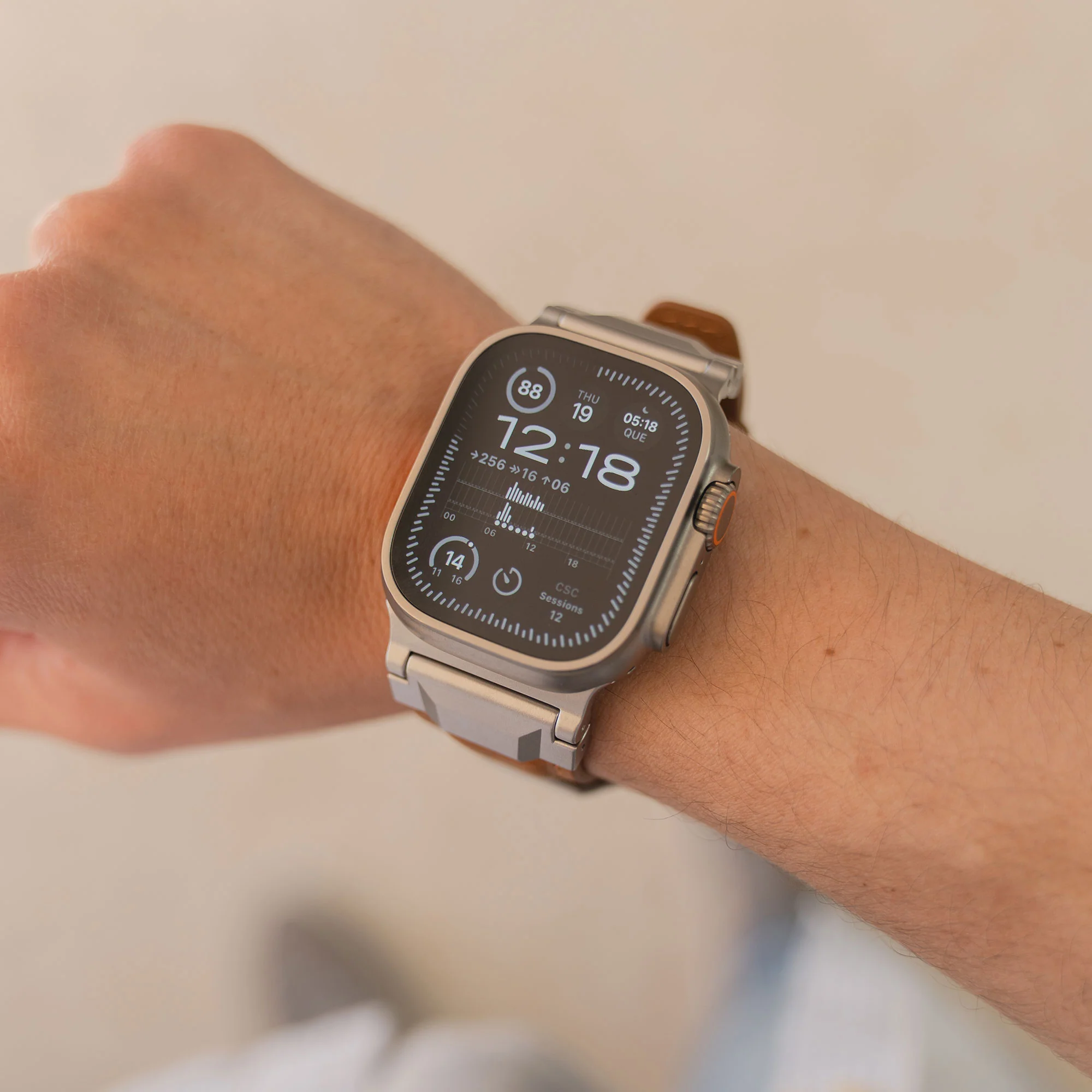 arktisband Apple Watch Ultra Lederarmband „Delta“ - Image 4