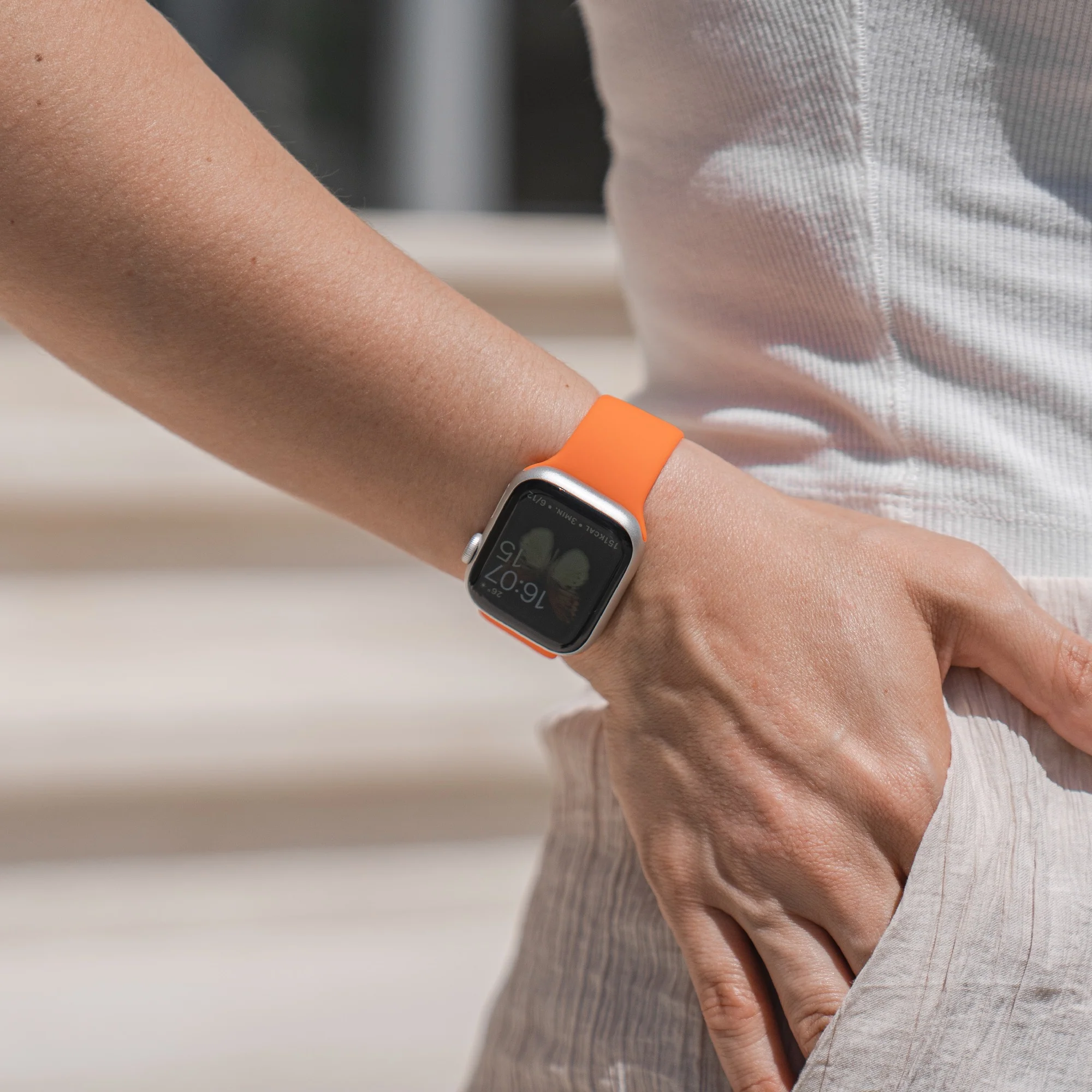 arktisband Apple Watch Silikonarmband "Aqua" - Image 15