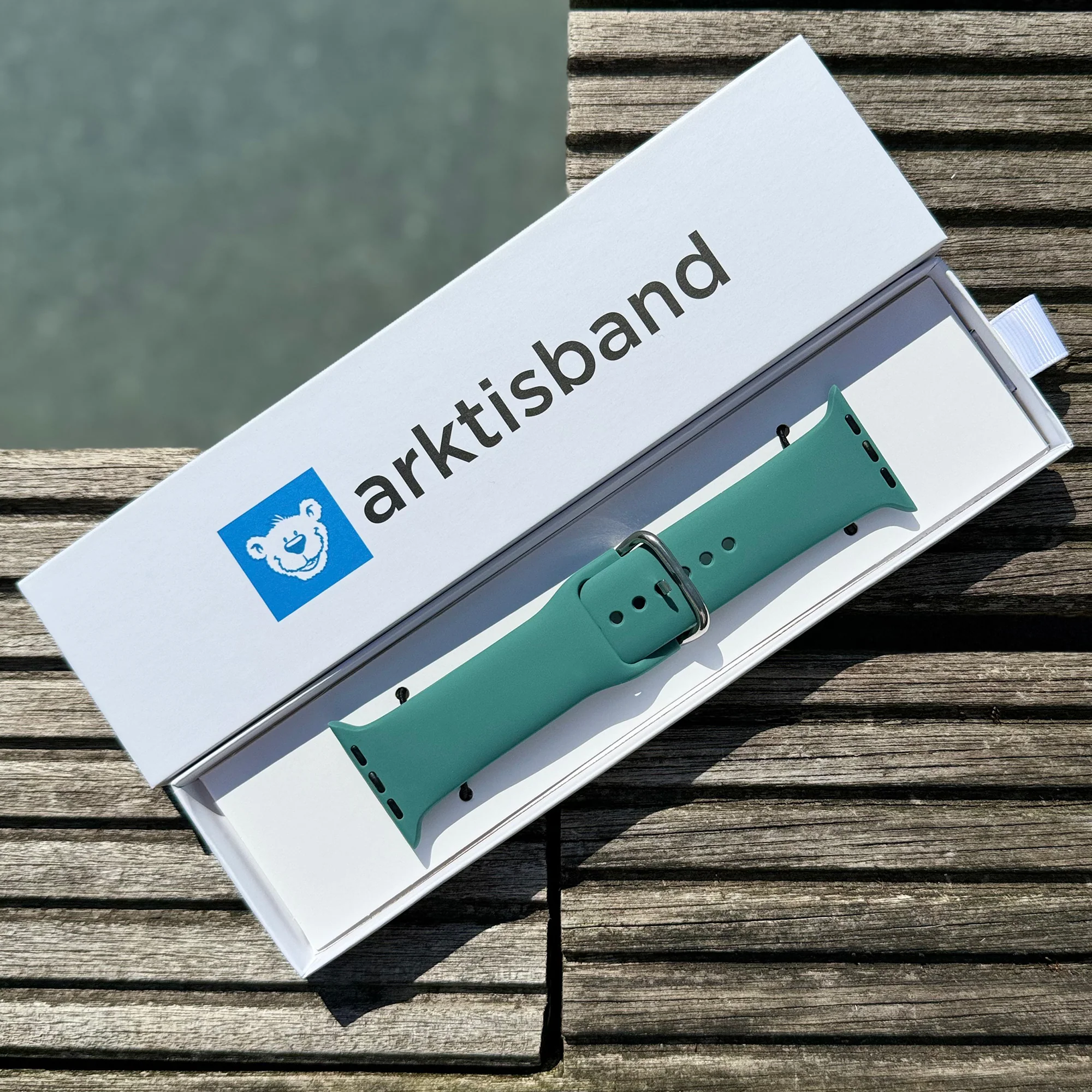 arktisband Apple Watch Silikonarmband "Aqua" - Image 39