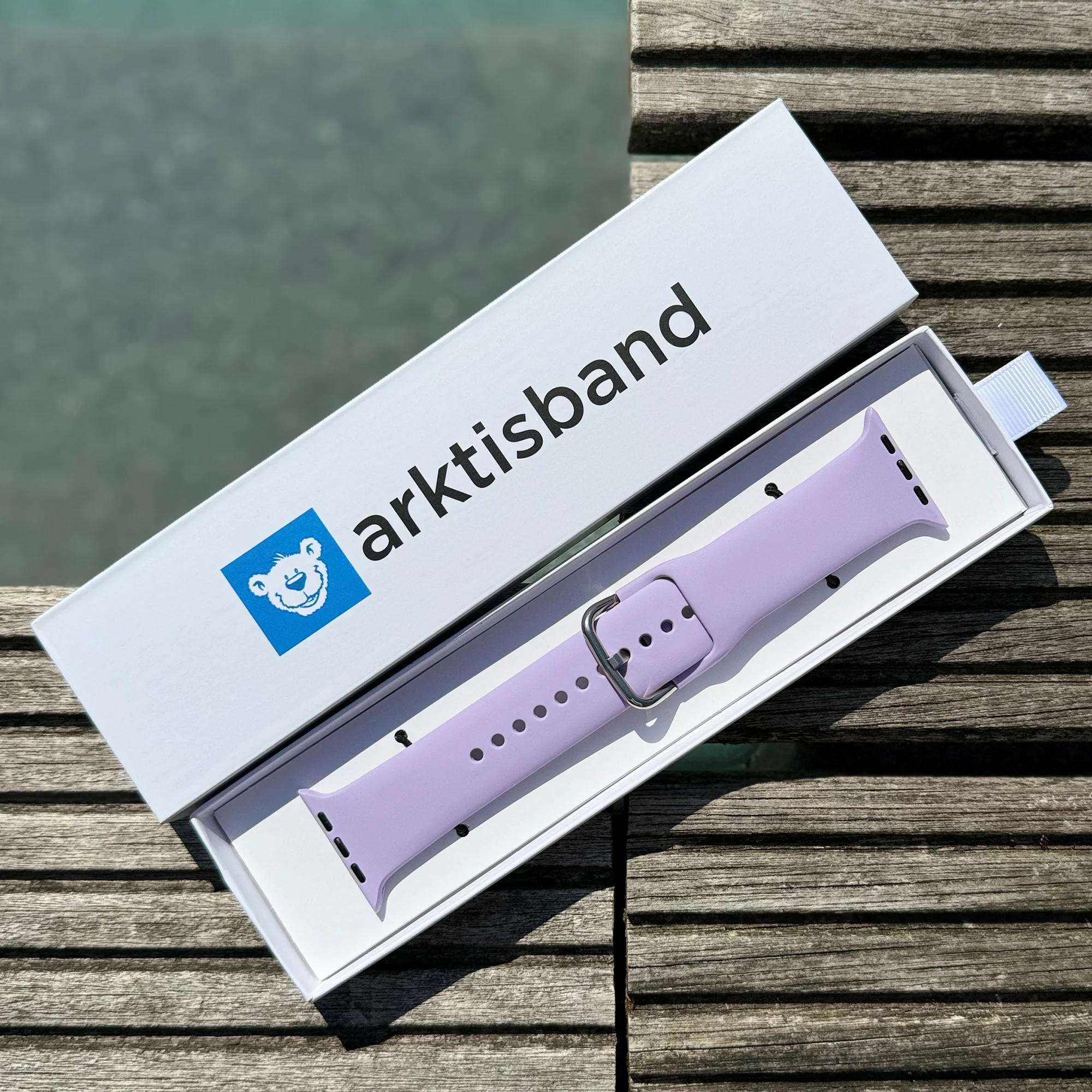 arktisband Apple Watch Silikonarmband "Aqua" - Image 9
