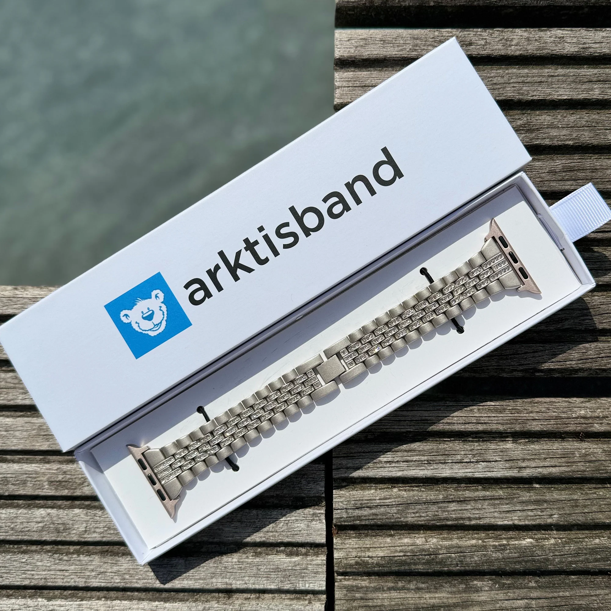 arktisband Apple Watch Gliederarmband "Diamonds" - Image 2