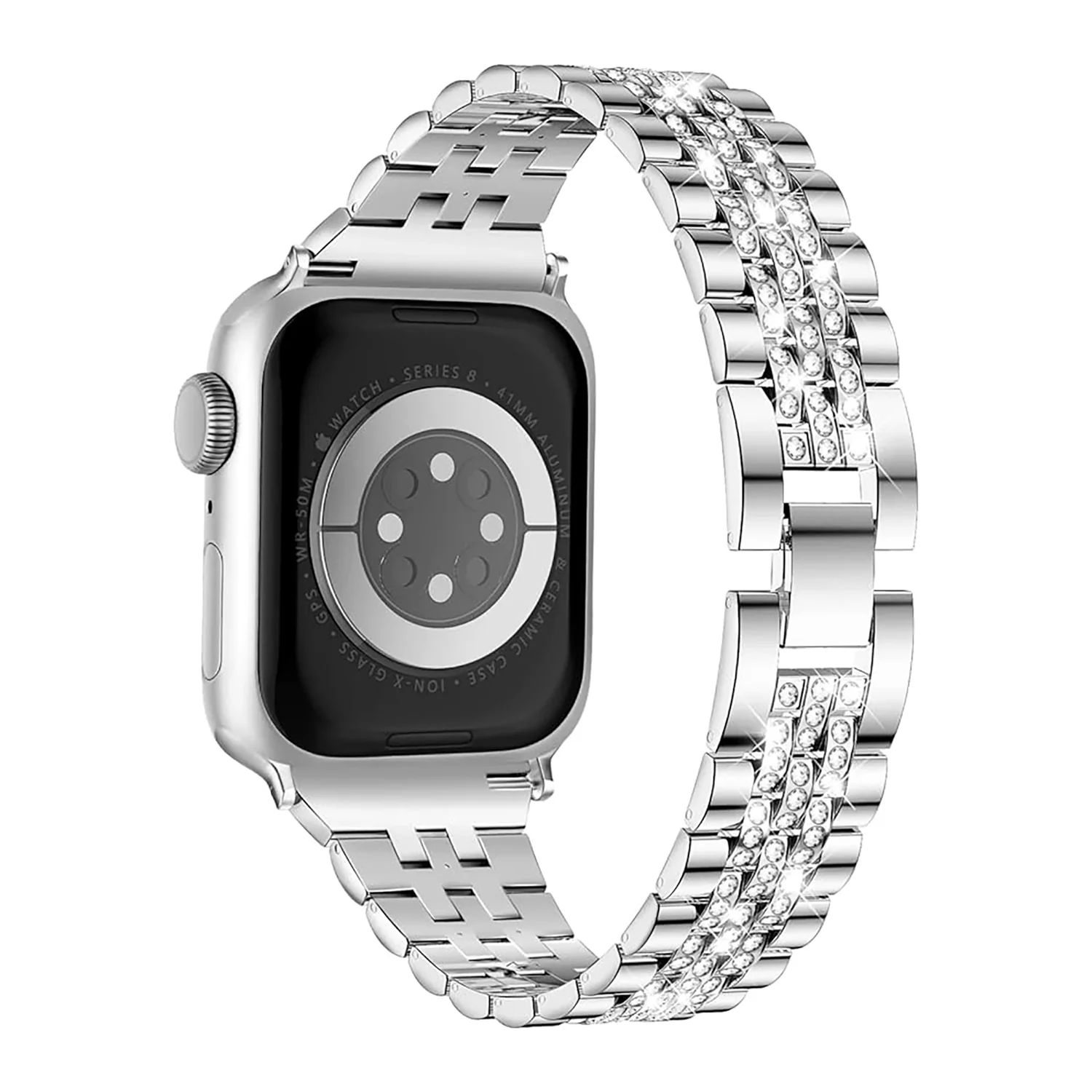 arktisband Apple Watch Gliederarmband "Diamonds" - Image 4