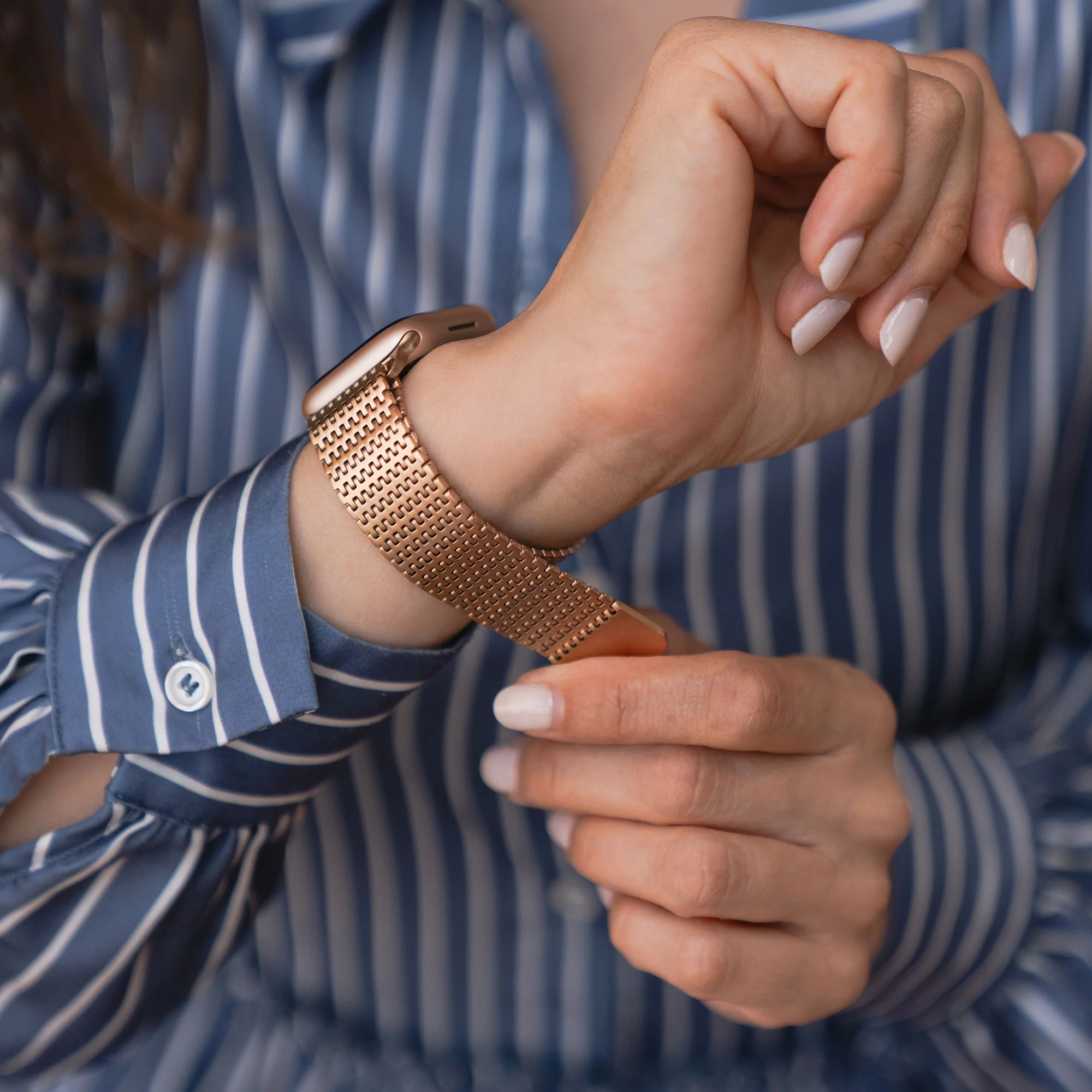 arktisband Apple Watch Edelstahl Armband „Aurora“ - Image 4