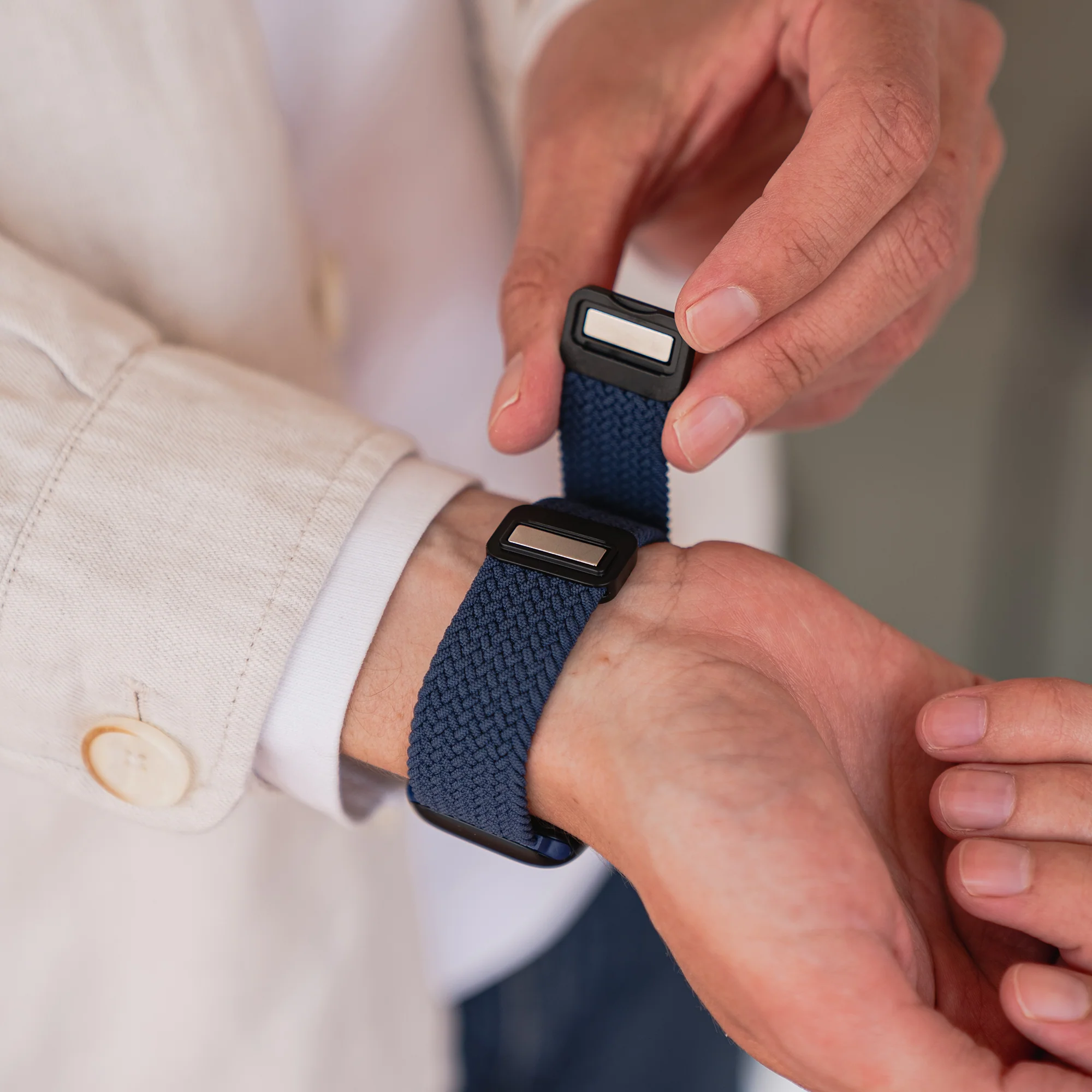 arktisband Geflochtenes Apple Watch Armband "Casual" mit Magnetverschluss - Image 130
