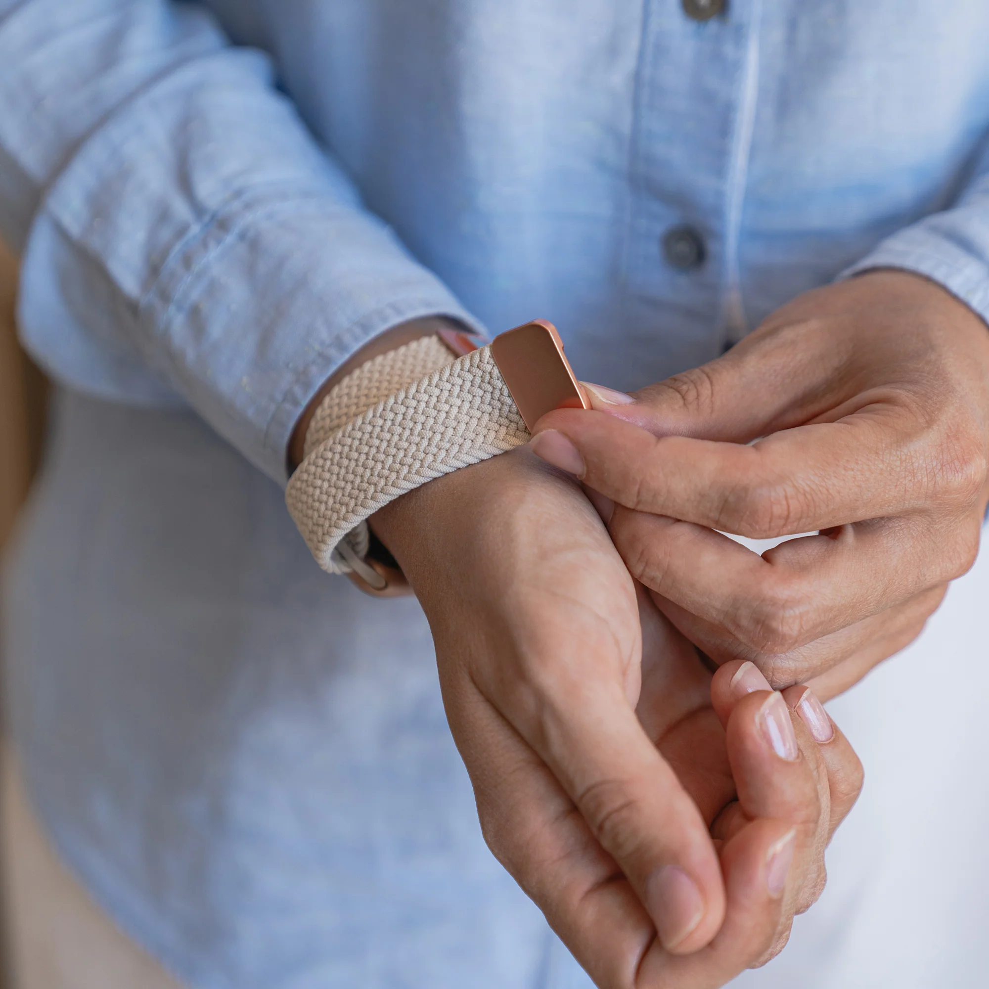 arktisband Geflochtenes Apple Watch Armband "Casual" mit Magnetverschluss - Image 17