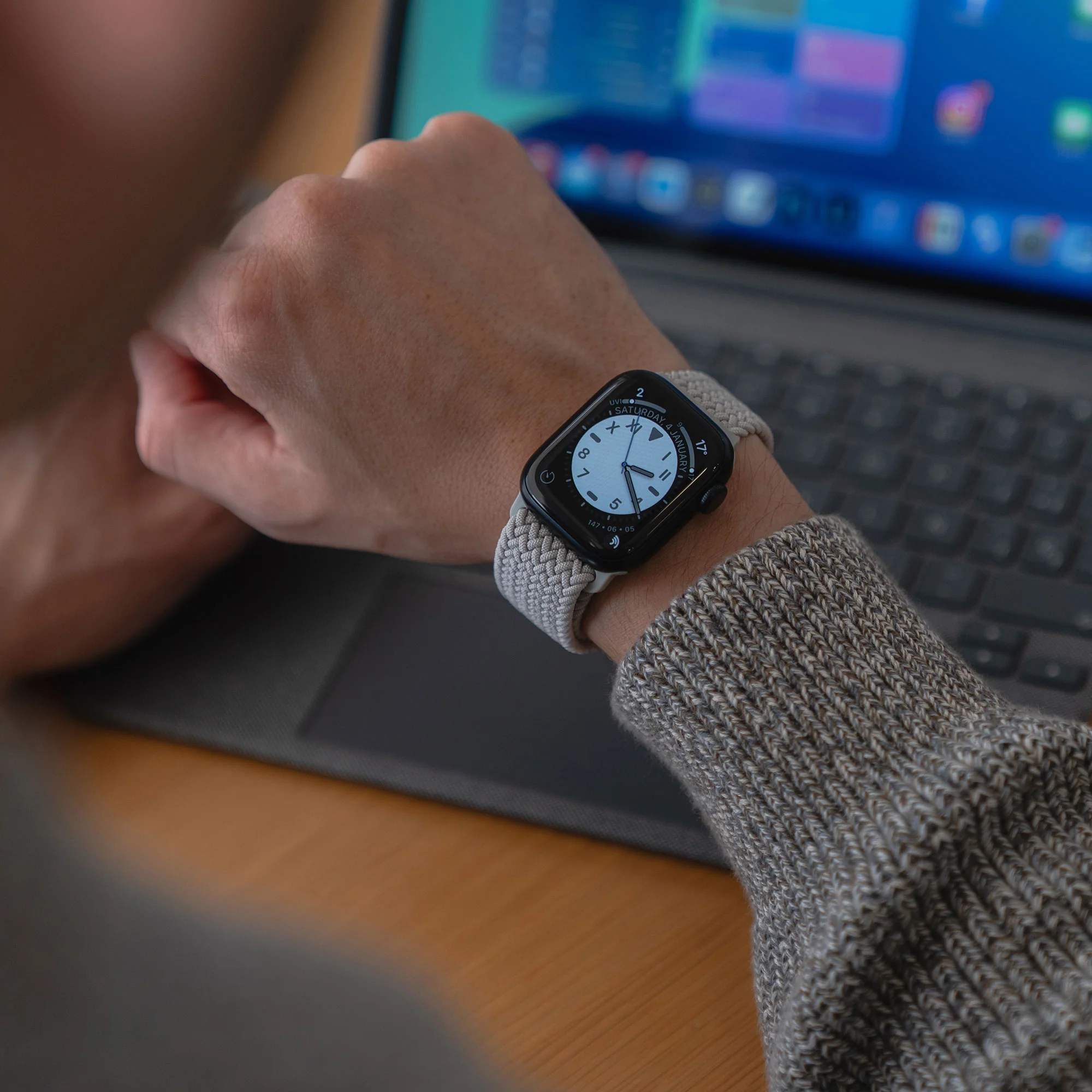 arktisband Geflochtenes Apple Watch Armband "Casual" mit Magnetverschluss - Image 186