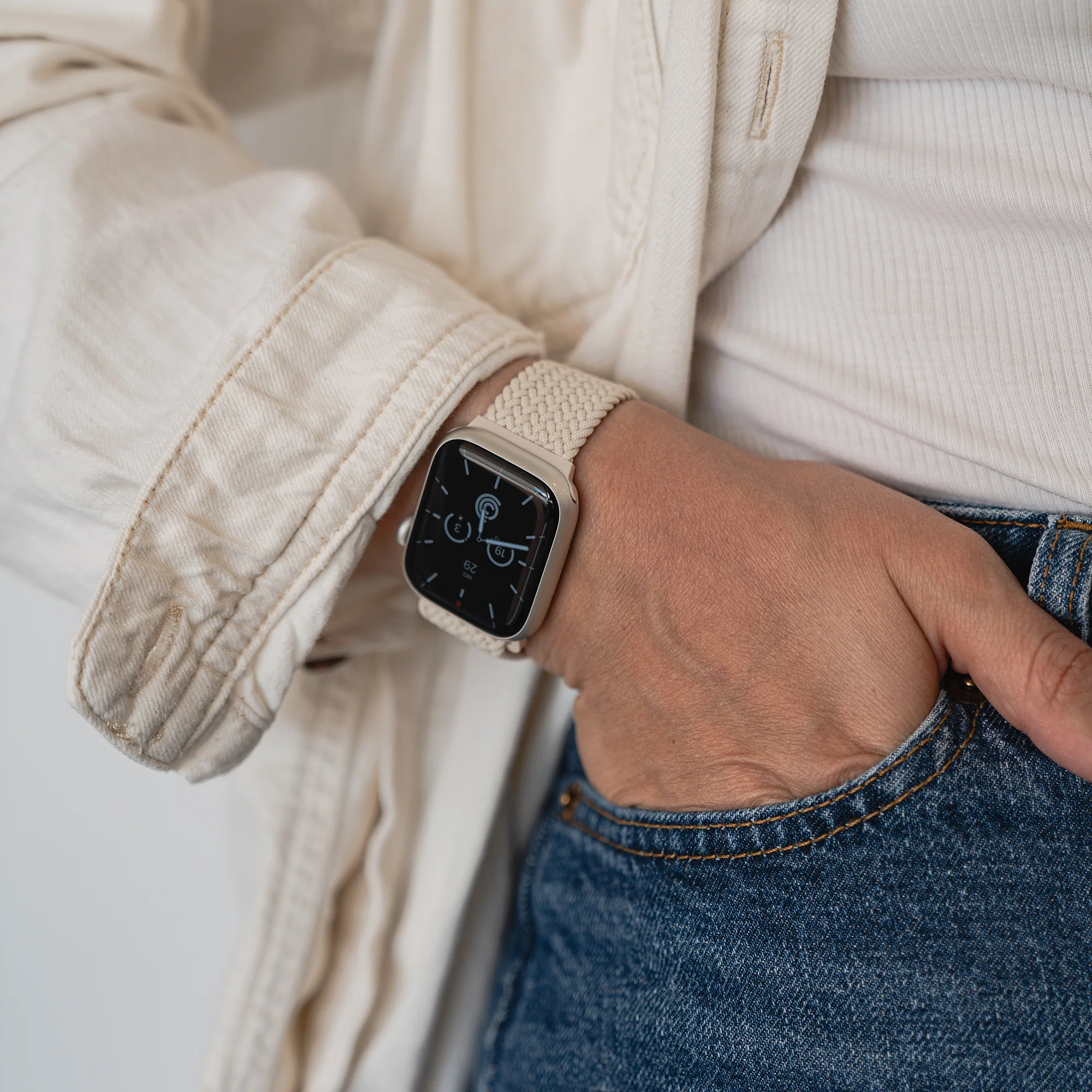 arktisband Geflochtenes Apple Watch Armband "Casual" mit Magnetverschluss - Image 3