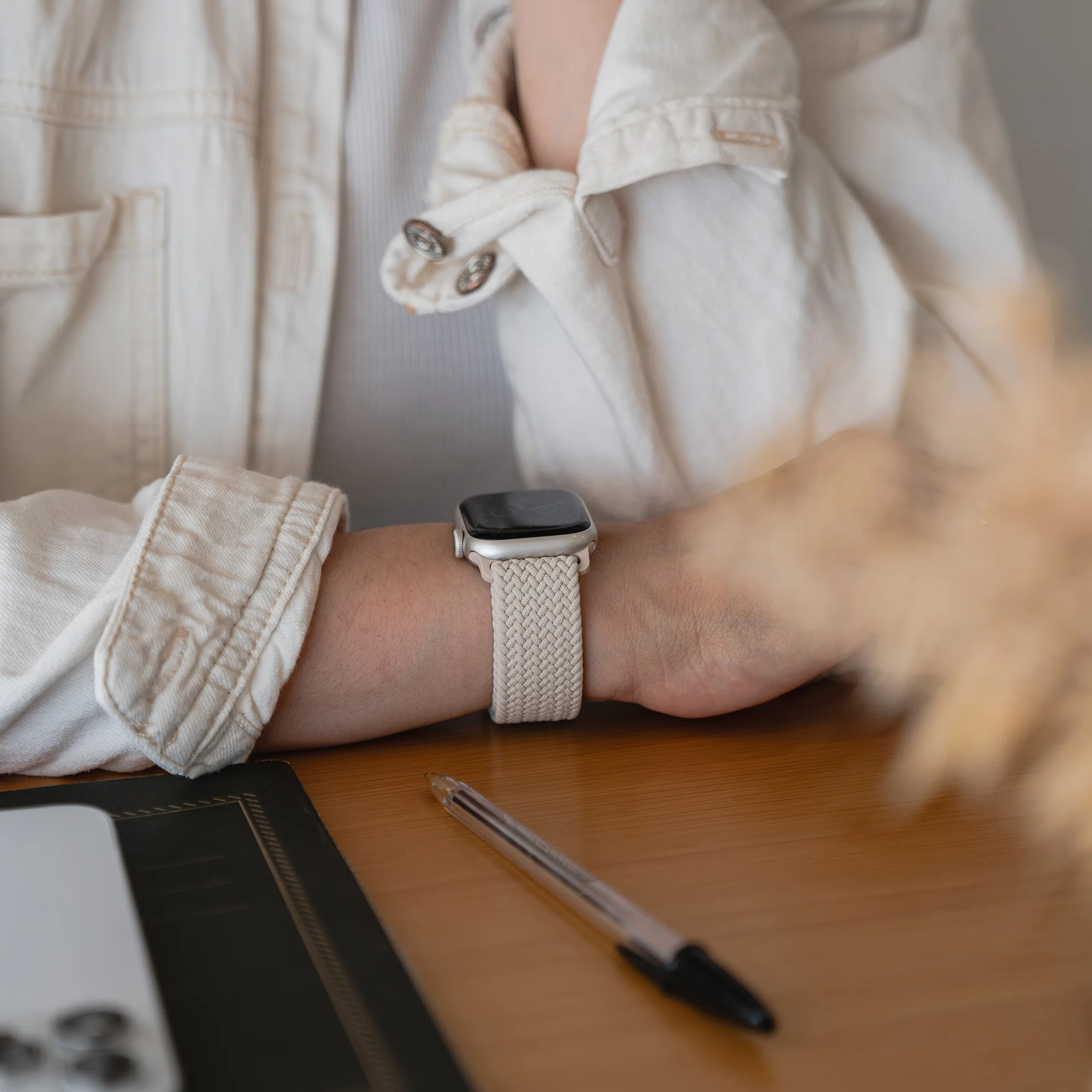 arktisband Geflochtenes Apple Watch Armband "Casual" mit Magnetverschluss - Image 4