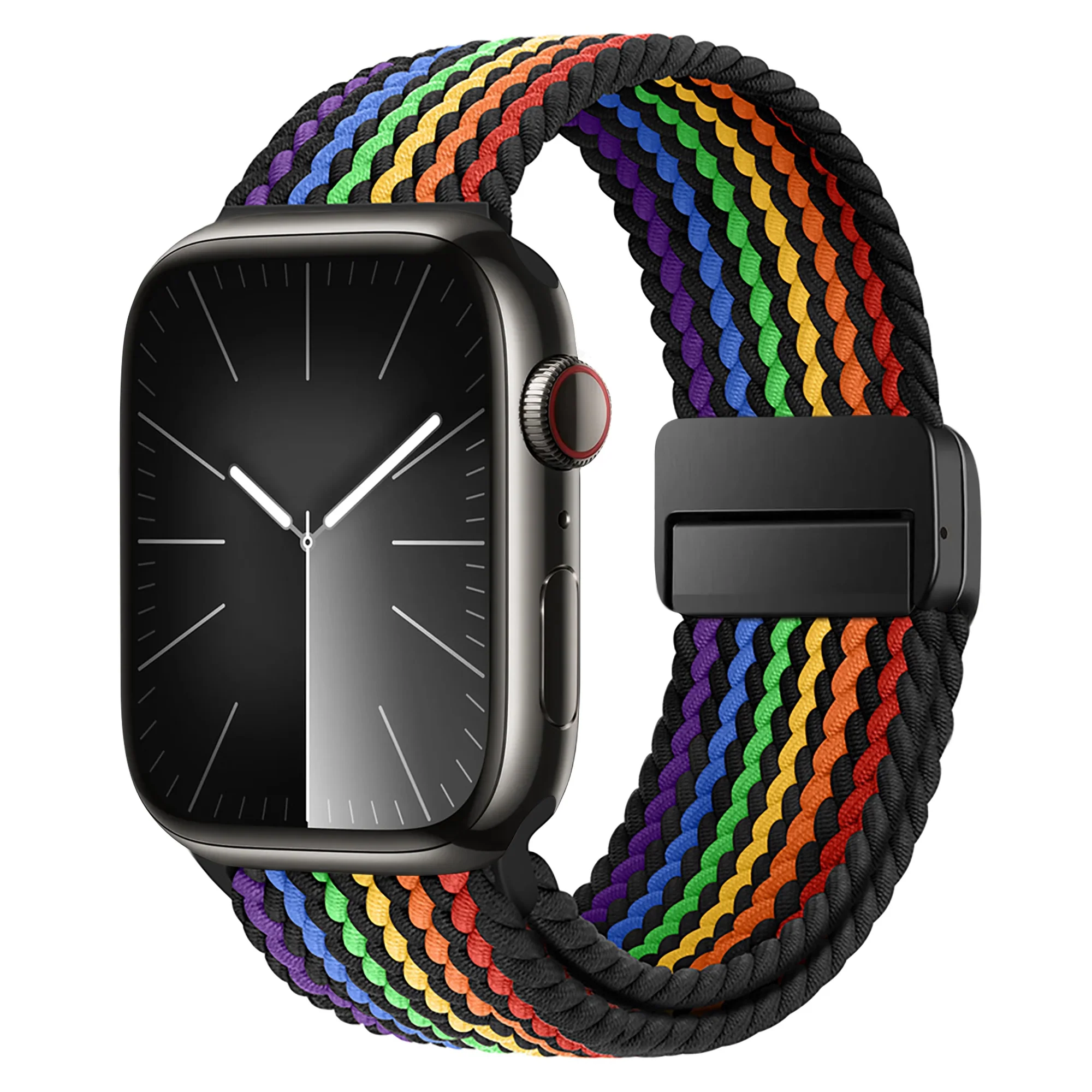 arktisband Geflochtenes Apple Watch Armband "Casual" Rainbow Edition - Image 18