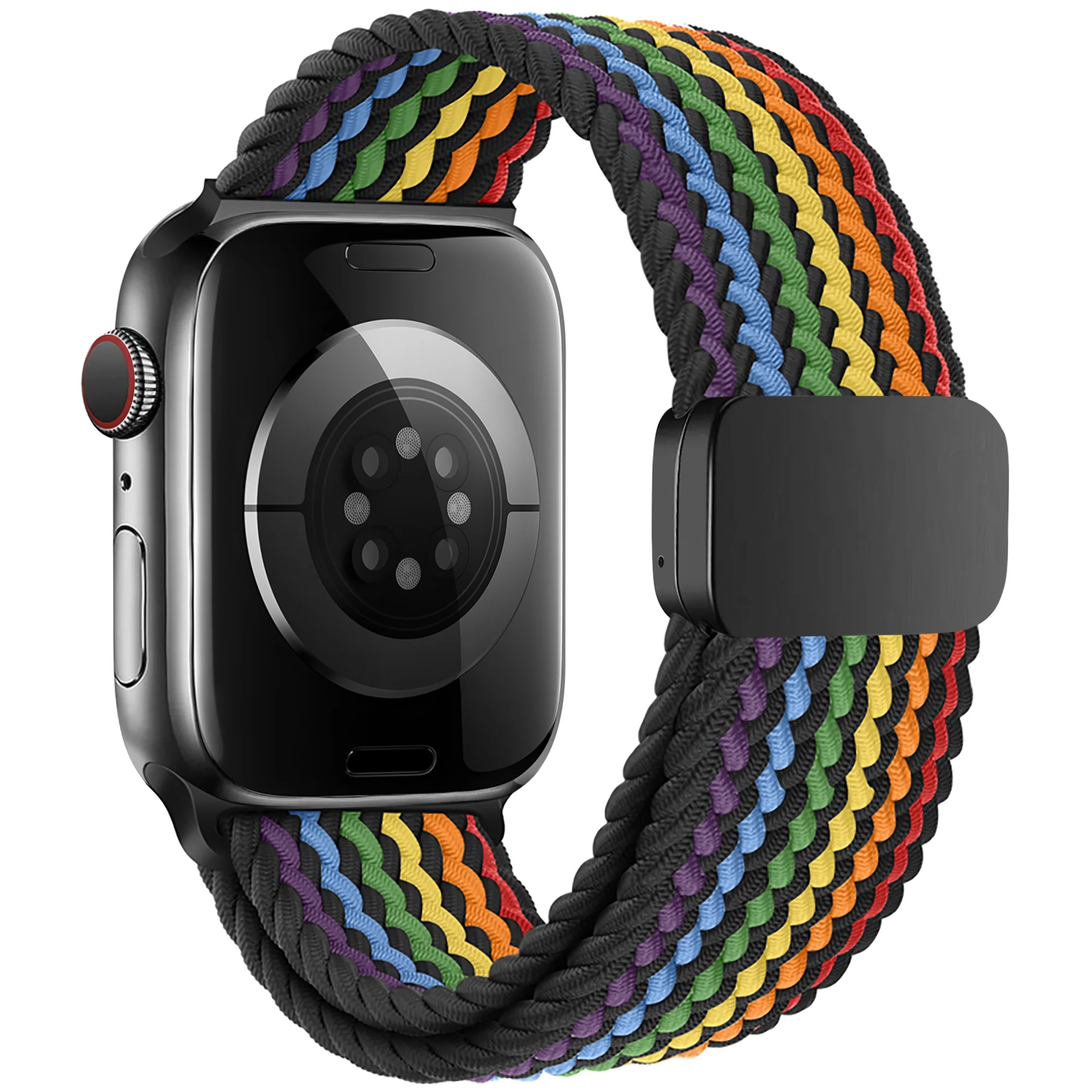 arktisband Geflochtenes Apple Watch Armband "Casual" Rainbow Edition - Image 19
