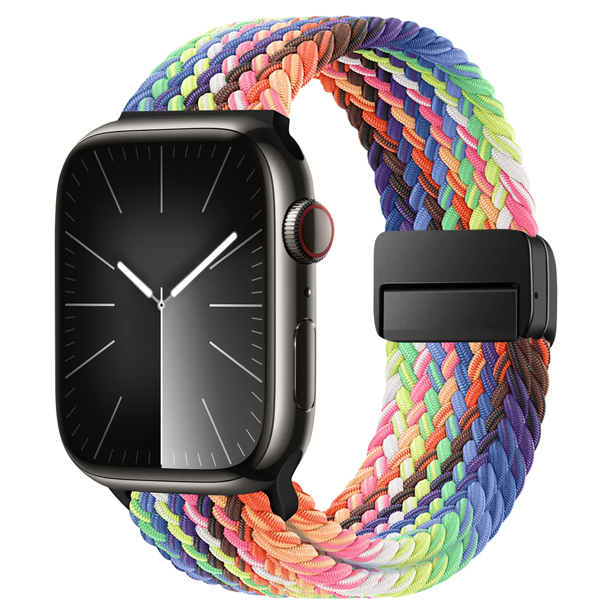 arktisband Geflochtenes Apple Watch Armband "Casual" Rainbow Edition - Image 31