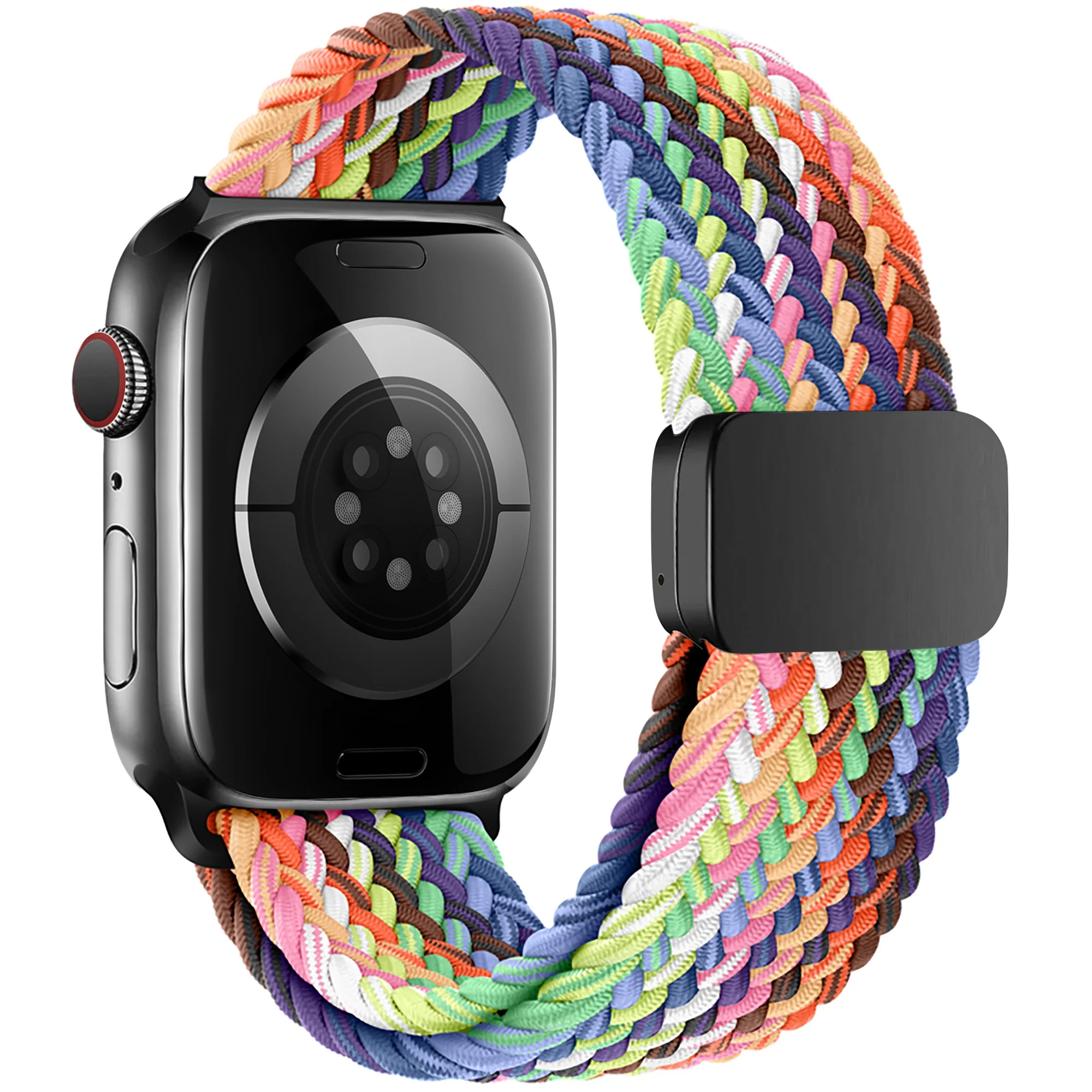 arktisband Geflochtenes Apple Watch Armband "Casual" Rainbow Edition - Image 32