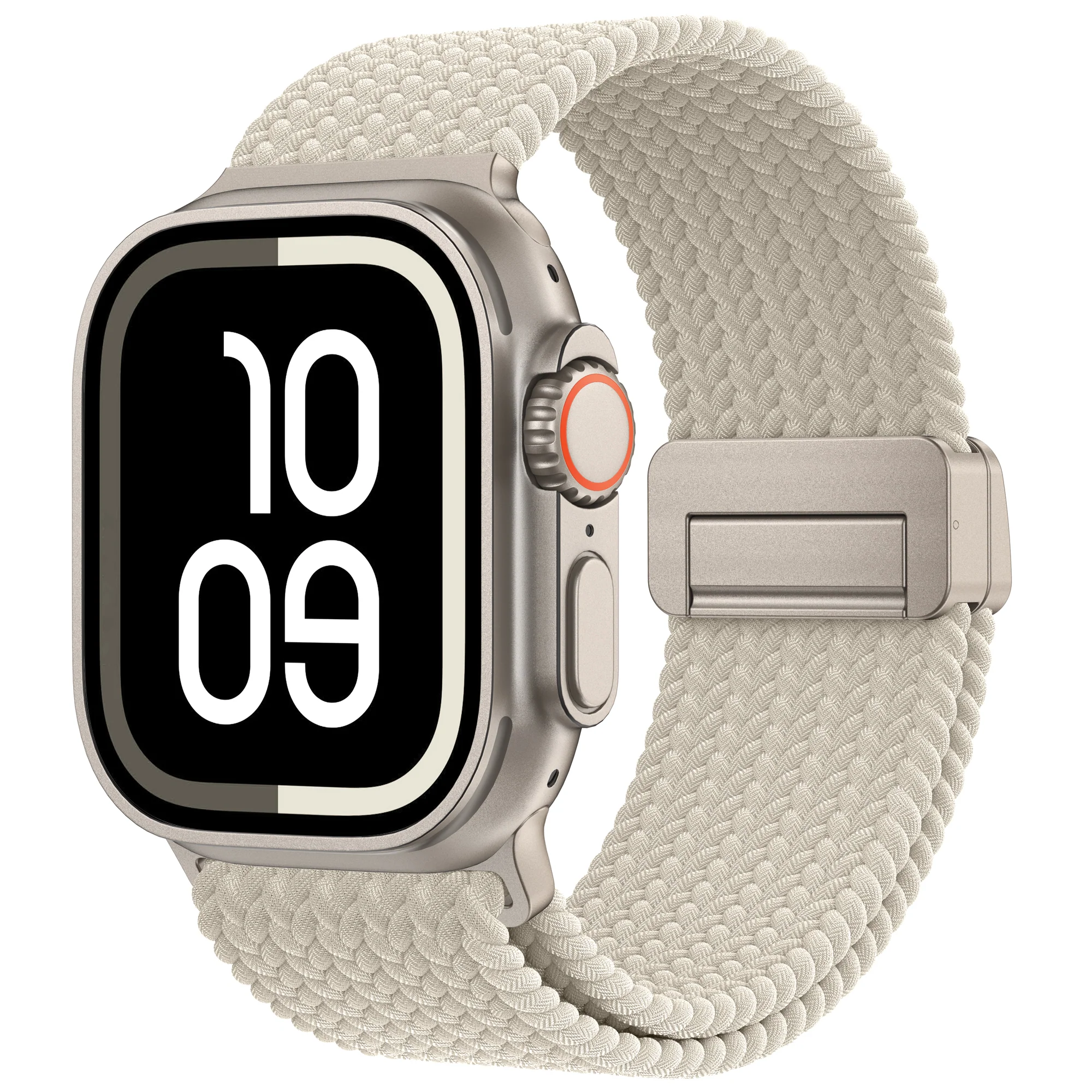 arktisband Geflochtenes Apple Watch Ultra Armband "Casual" mit Magnetverschluss
