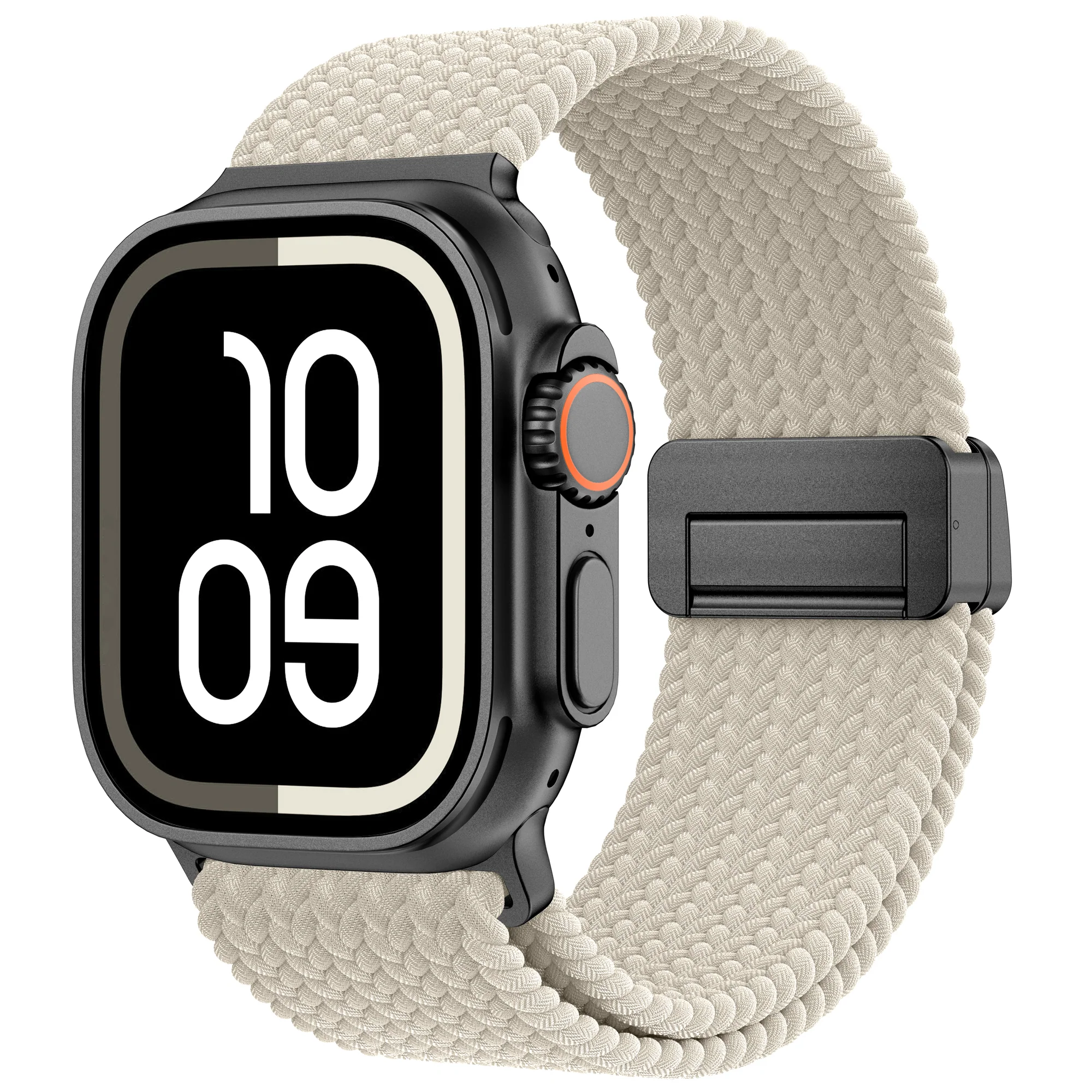 arktisband Geflochtenes Apple Watch Ultra Armband "Casual" mit Magnetverschluss - Image 5