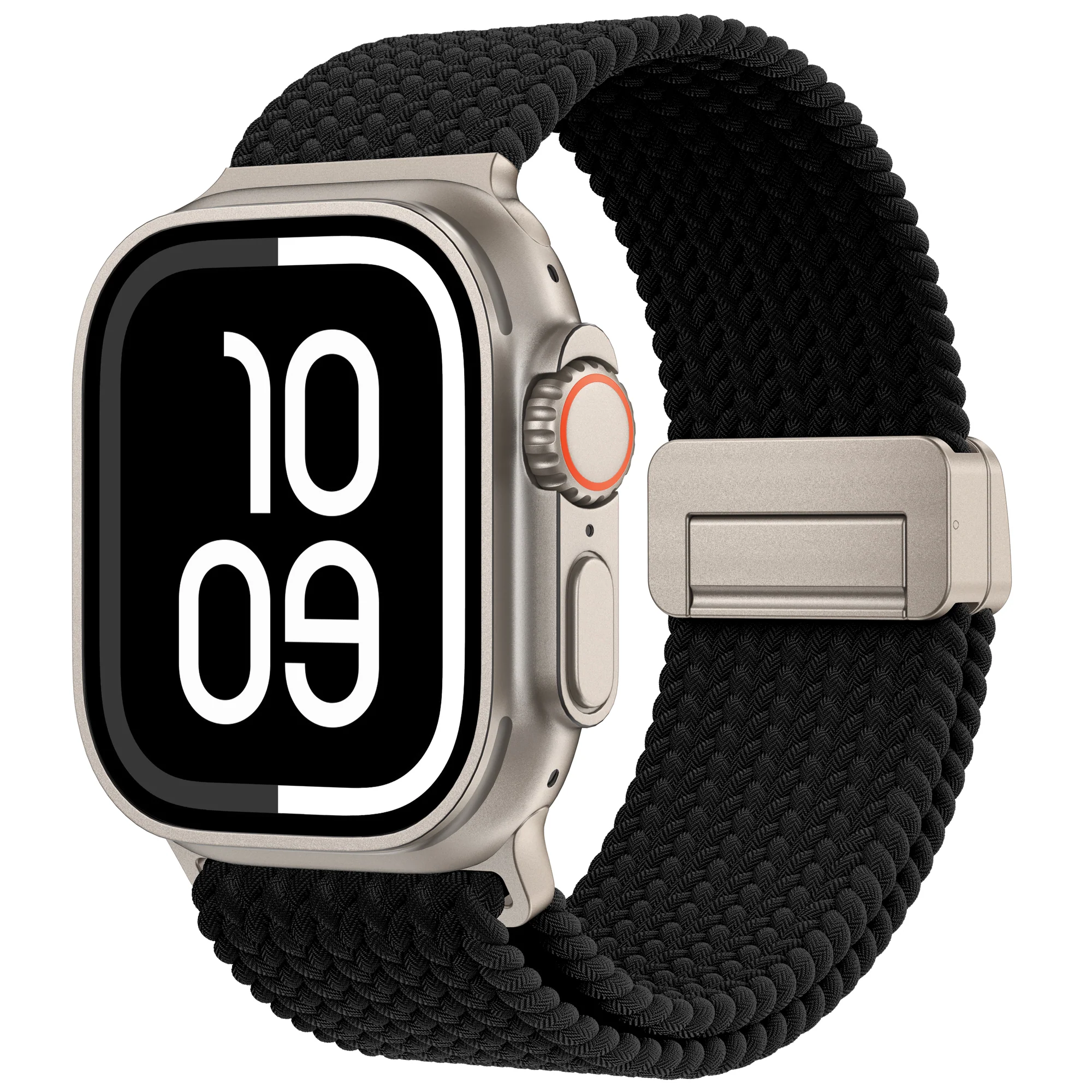 arktisband Geflochtenes Apple Watch Ultra Armband "Casual" mit Magnetverschluss - Image 9