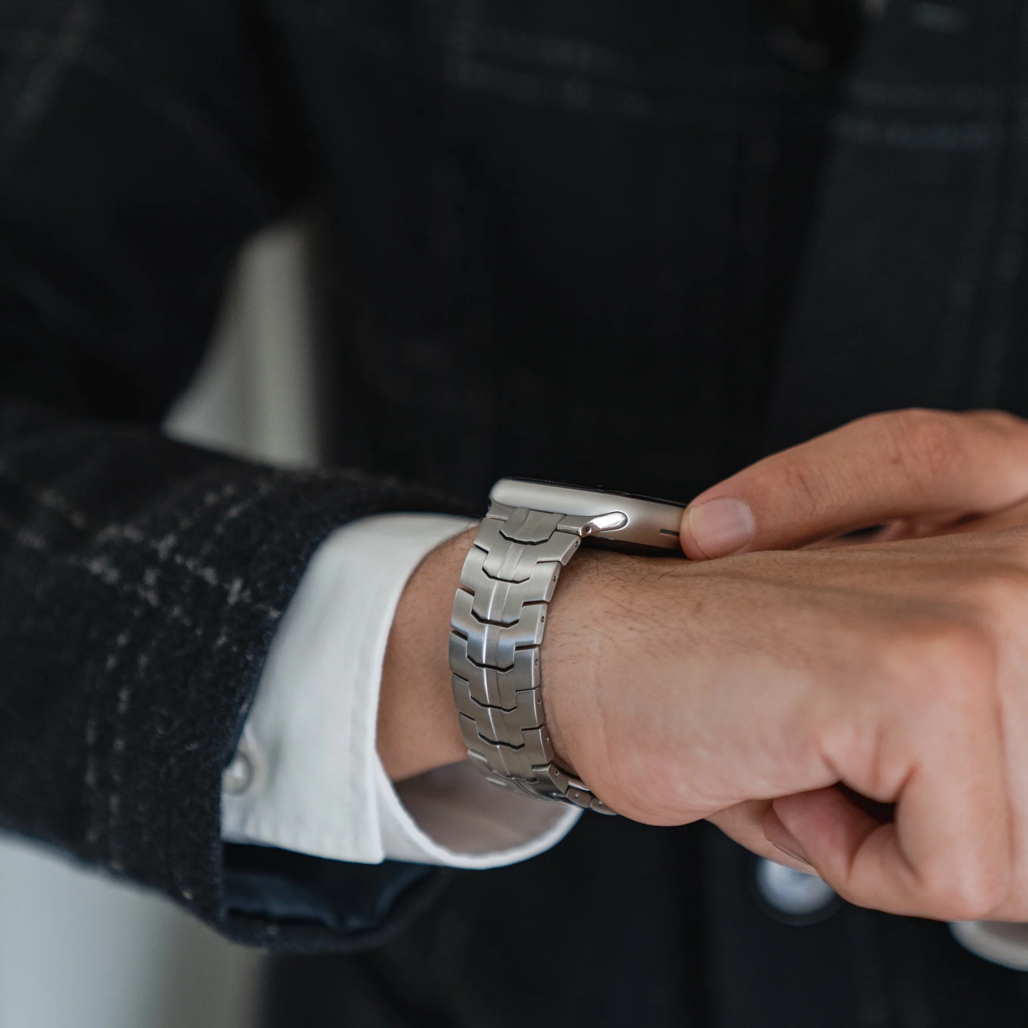 arktisband Apple Watch Edelstahl Armband "Momento" - Image 21