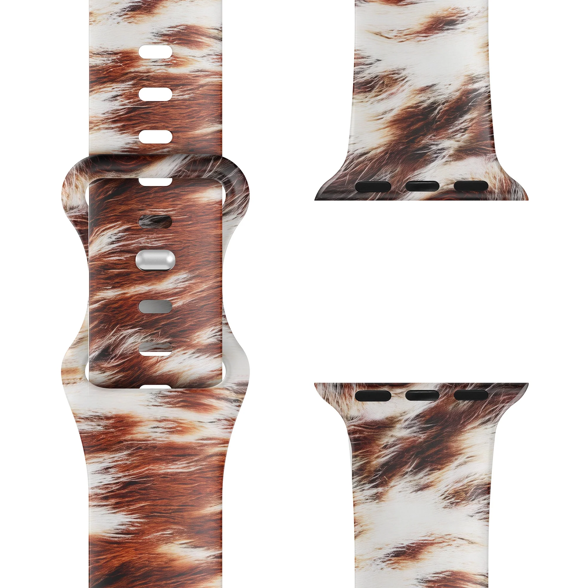 arktisband Kuhfell Braun Apple Watch Armband - Image 3