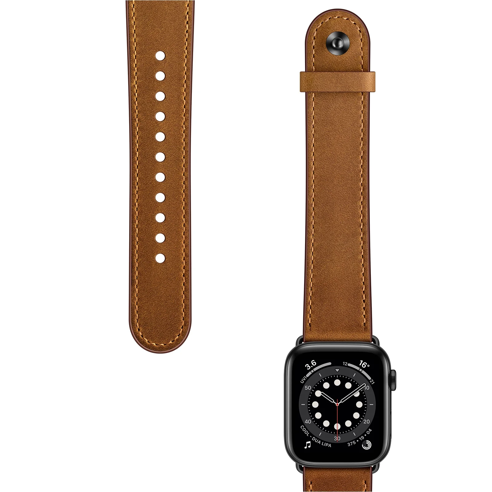 arktisband Vintage Apple Watch Lederarmband - Image 10